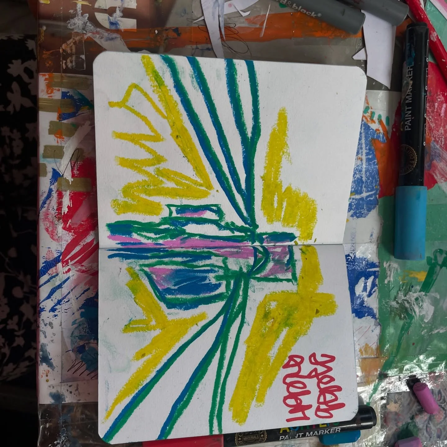 π§
-
-
-
-
-
-
-
-
-
-
#sketchbook #artist #yellowart #contemparyart #oilpastels