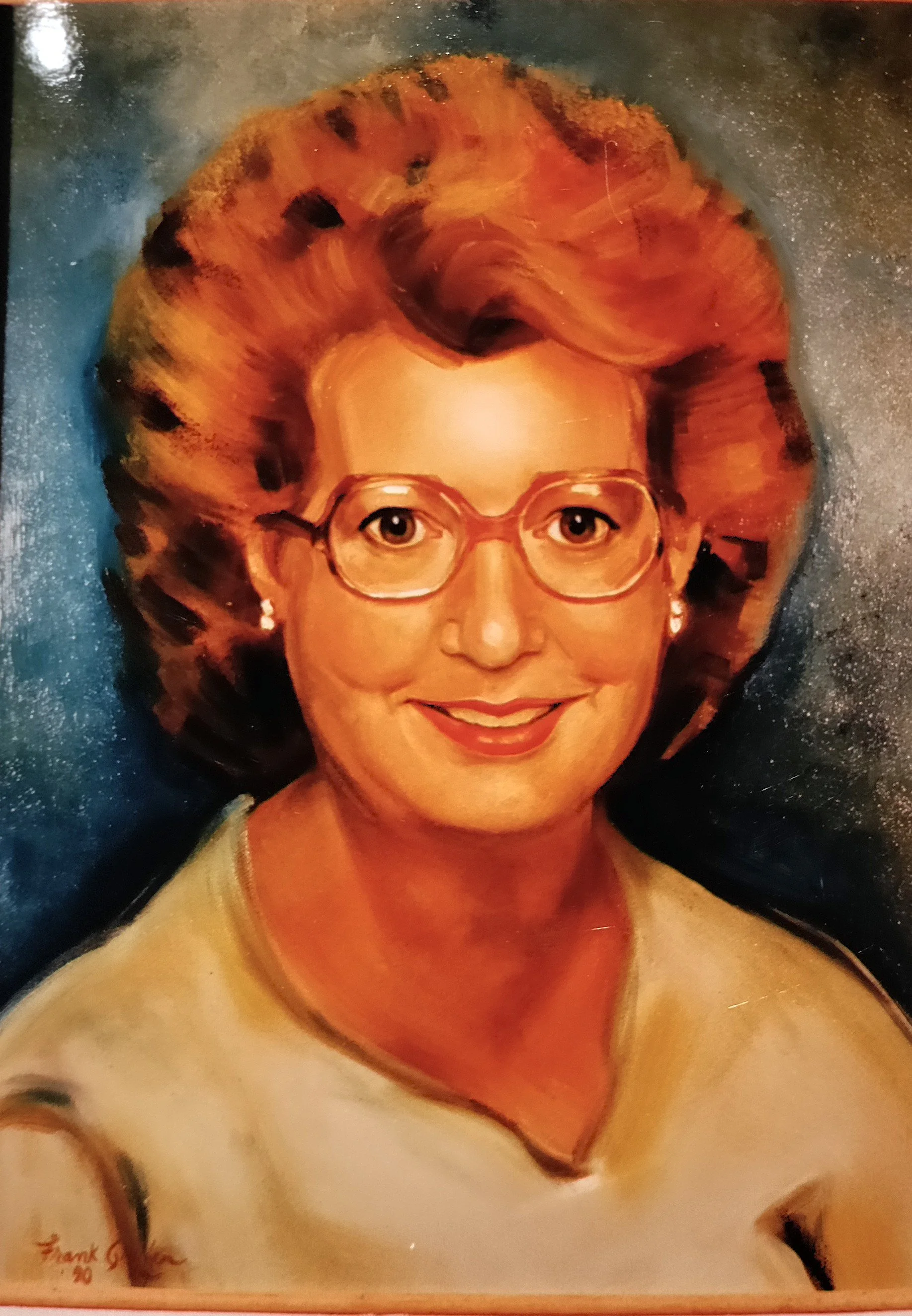 8x10 Mature Female oil portrait