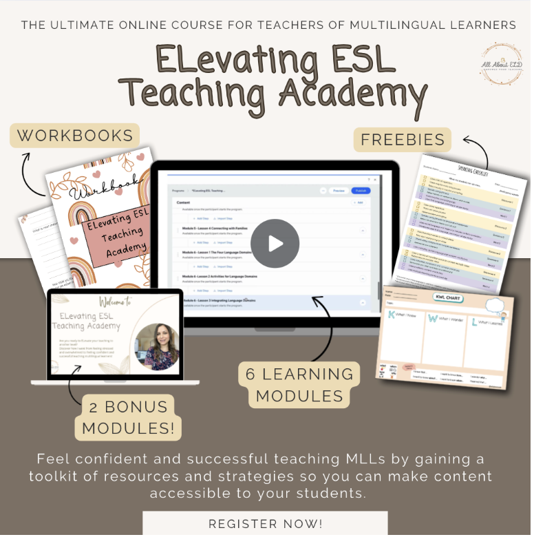 ELevating ESL Teaching Academy