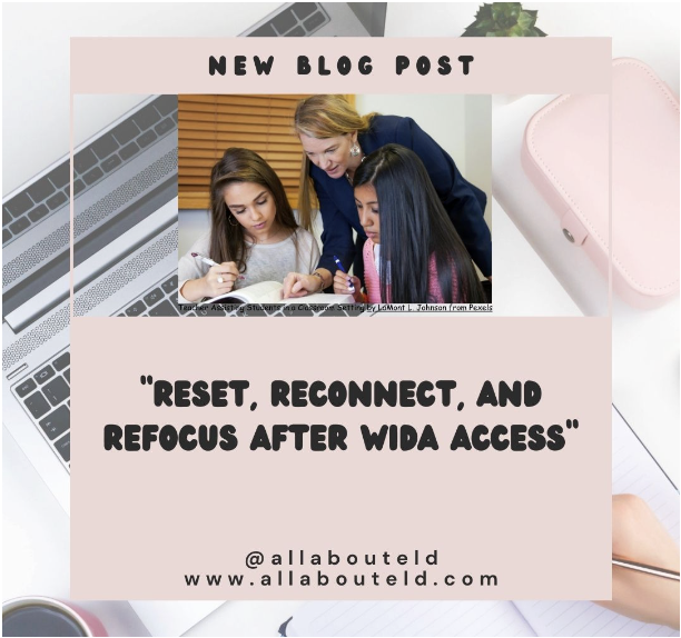 Reset, Reconnect, and Refocus After WIDA ACCESS