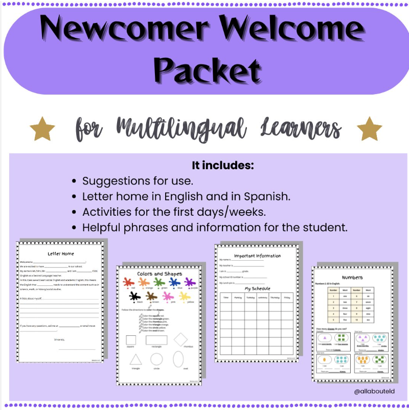 Newcomer Welcome Packet