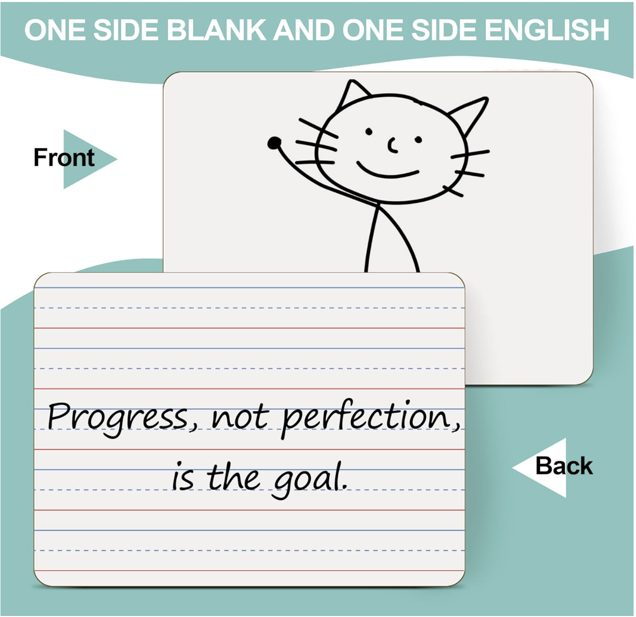 Double-sided whiteboards