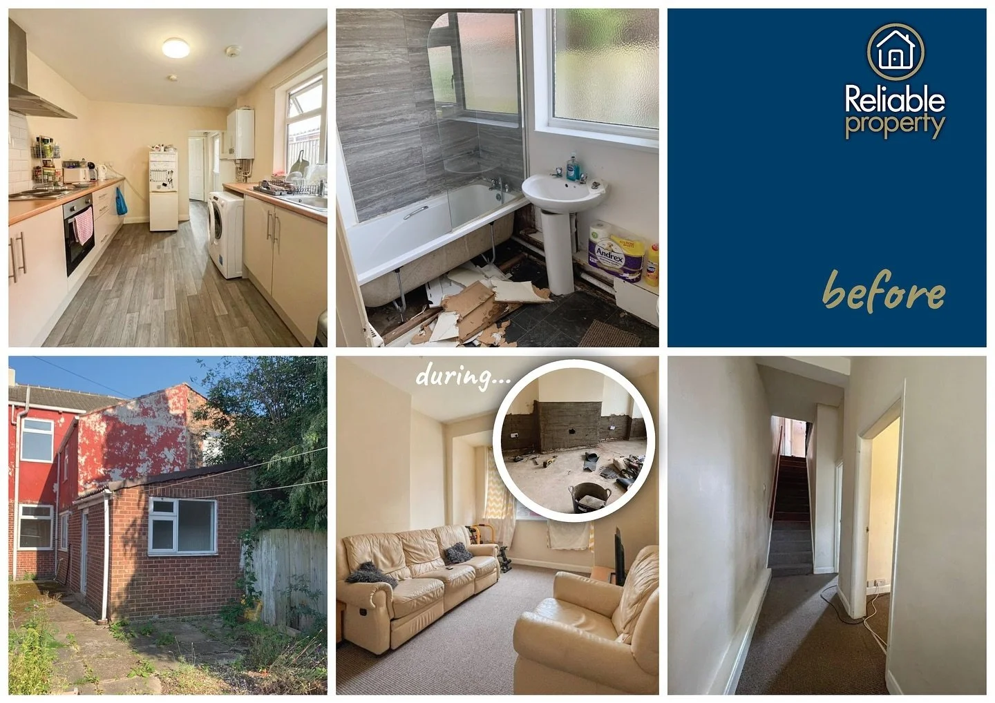 Throwback to our last property transformation 🔨🏡✨ Forgot to share these before &amp; afters, but this one was too good to keep in the archives! Swipe to see the magic unfold.

#PropertyRenovation #BeforeAndAfter #HomeMakeover #RenovationReveal #Hom