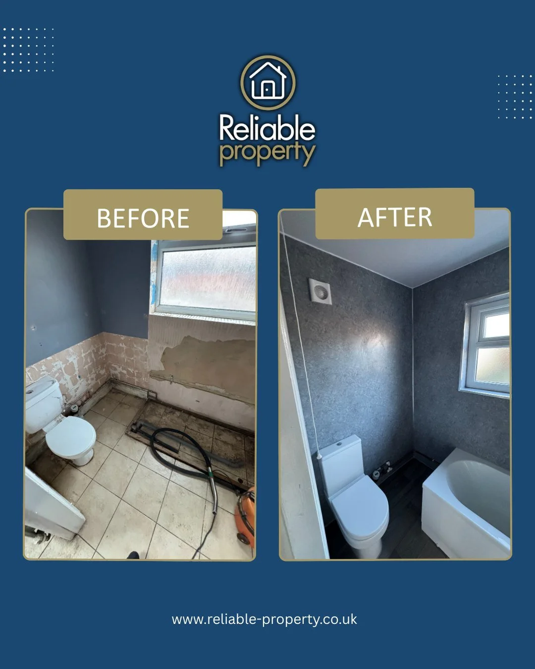 This is what happens when a transformation is done properly.

Every detail considered. Nothing rushed.

#ReliablePropertyUK #BeforeAndAfter #ThoughtfulRefurbishment #UKProperty #AttentionToDetail
