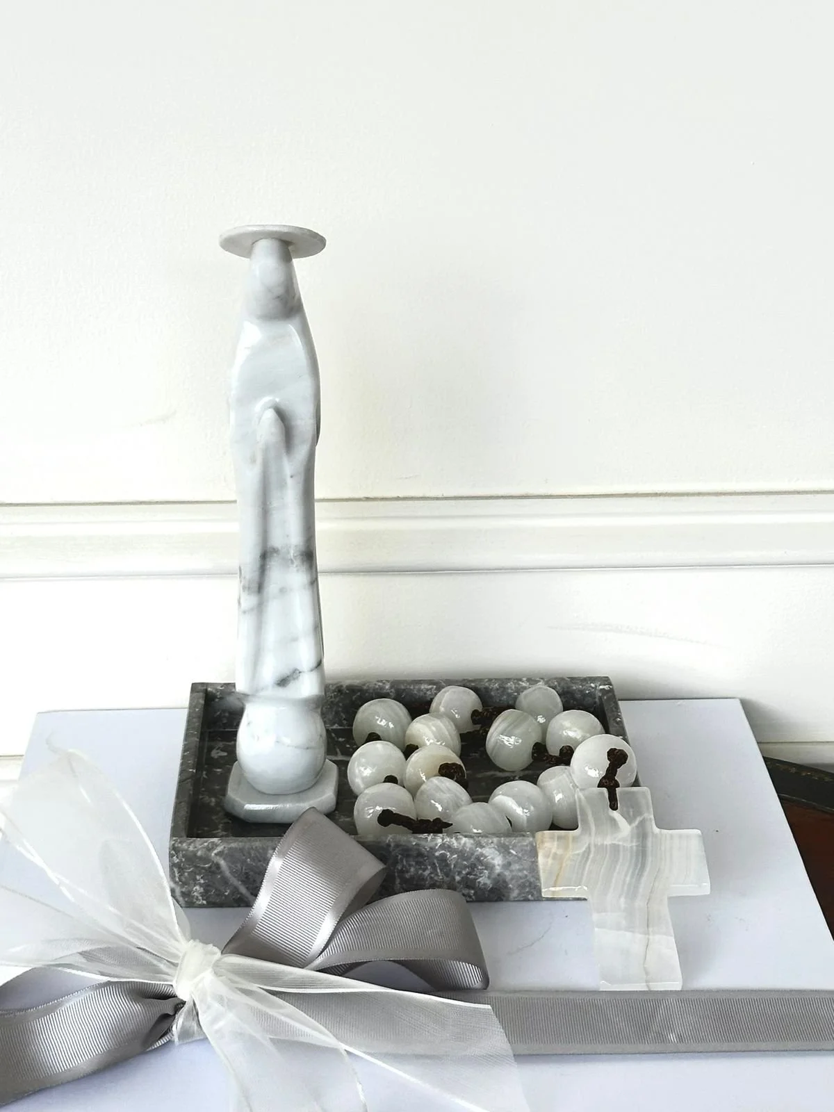 Set de virgen de Mármol y Misterio de Ónix