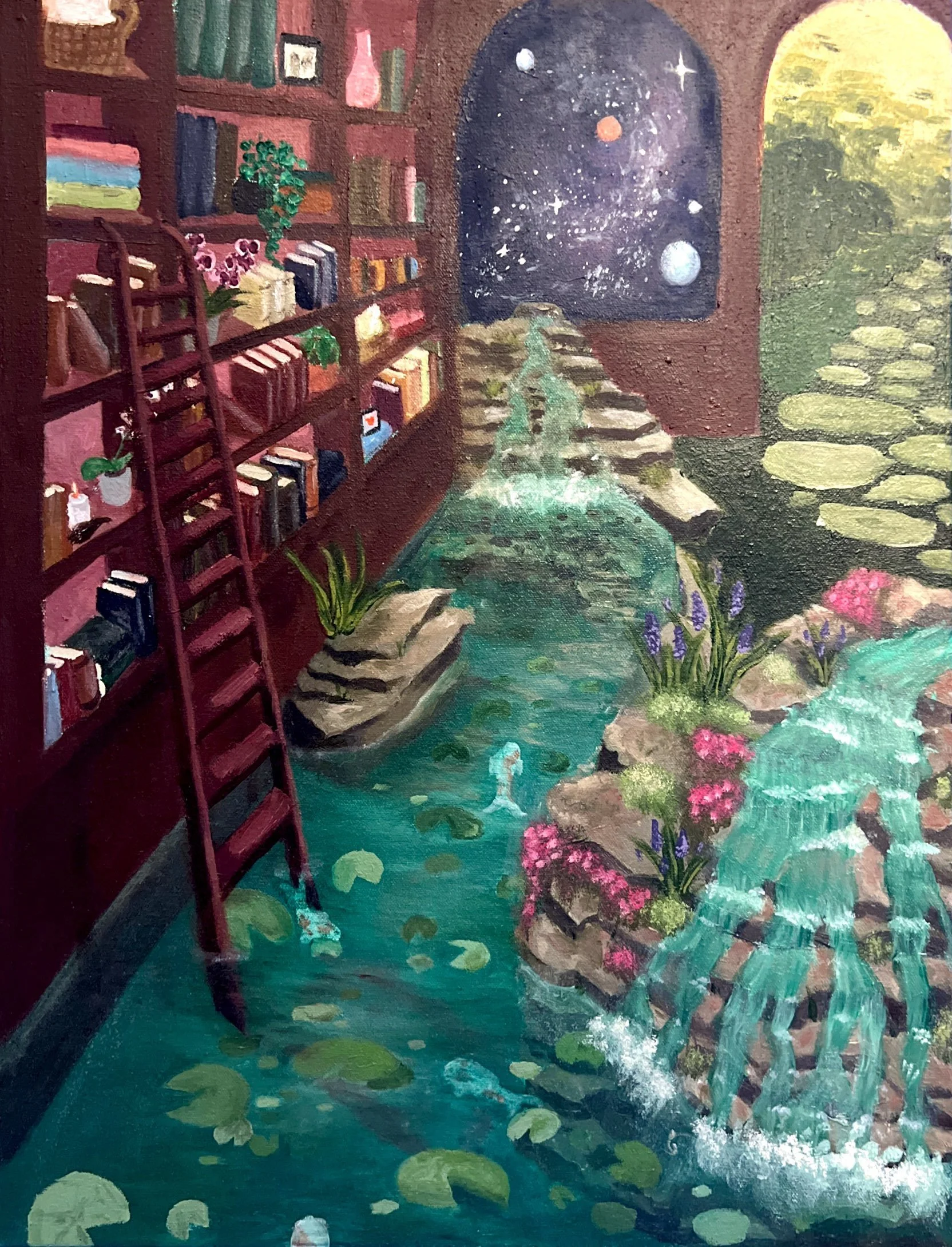 "Secret Hideout" | 16x20 Canvas | Oil paint