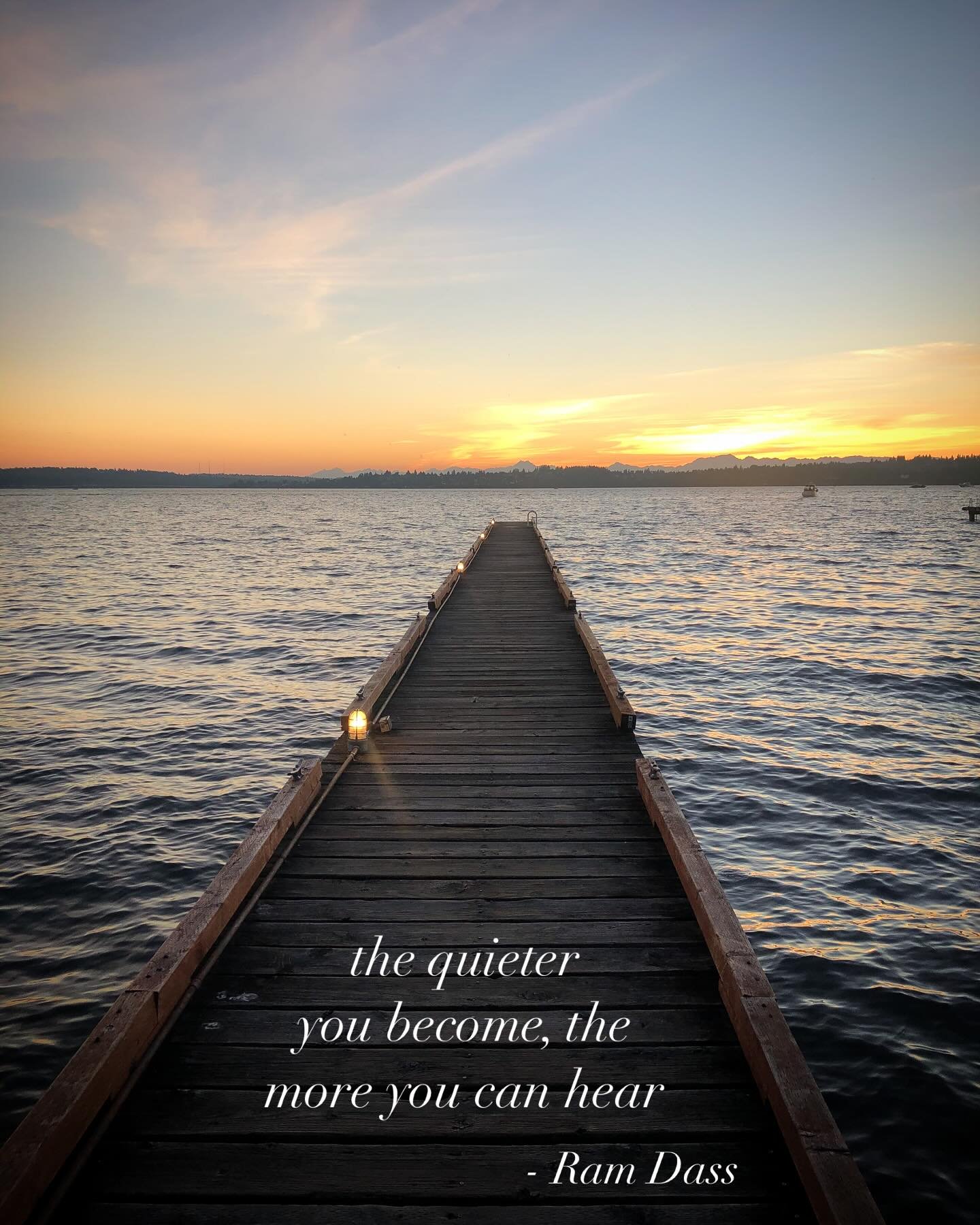 💖simple, yet profound advice from one of our great teachers, Ram Dass✨
🧘with all the noise fighting for your attention, it&rsquo;s never been more important to stop, breathe, listen📿✨
💖what you need to hear is inside you✨

#soinlovelifedesign #ra