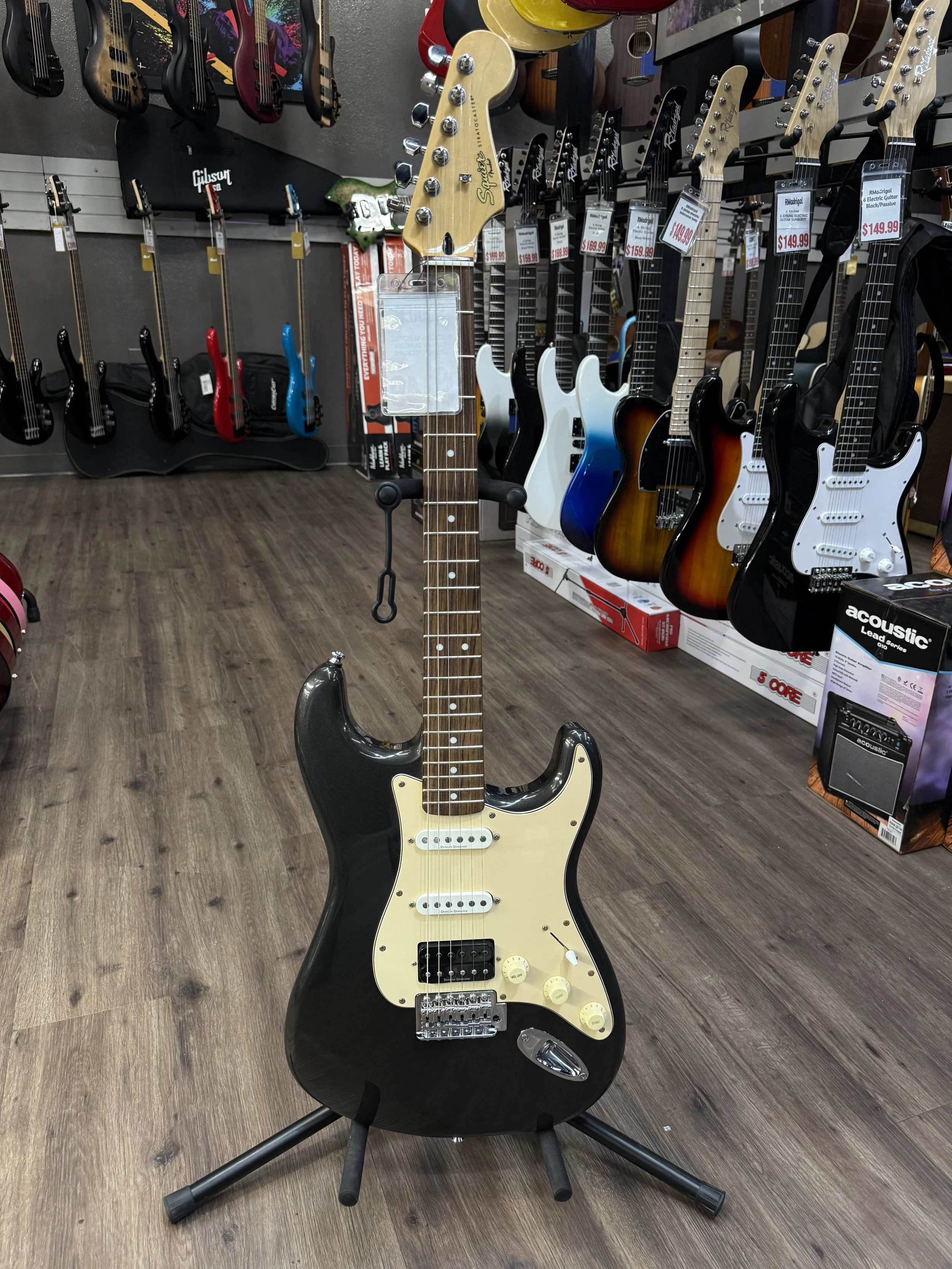 FENDER SQUIER METALLIC GRAY