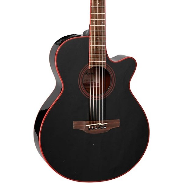 TAKAMINE GF49CE-FXC BLACK & RED