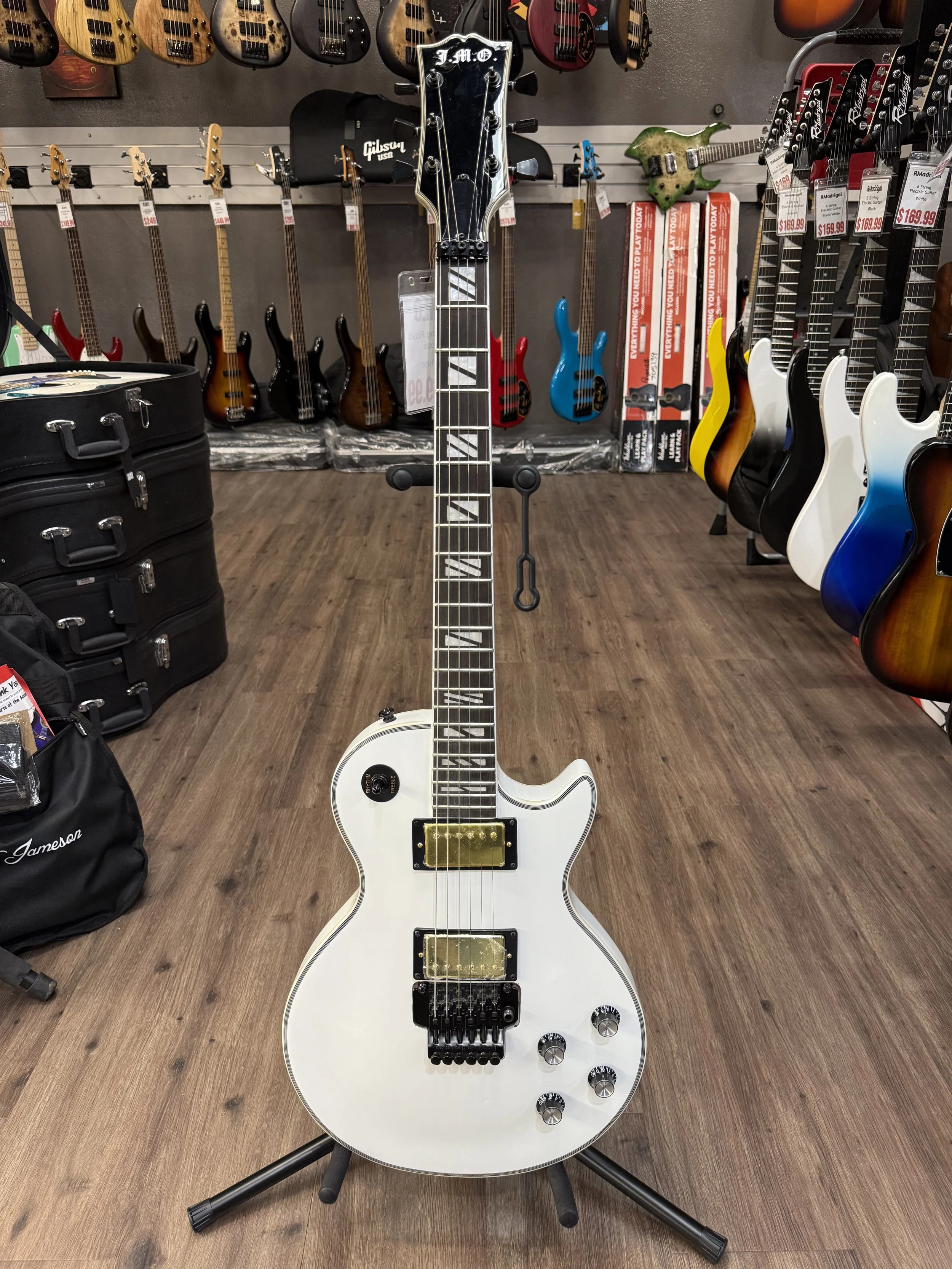 J.M.G CUSTOM FLOYD ROSE WHITE