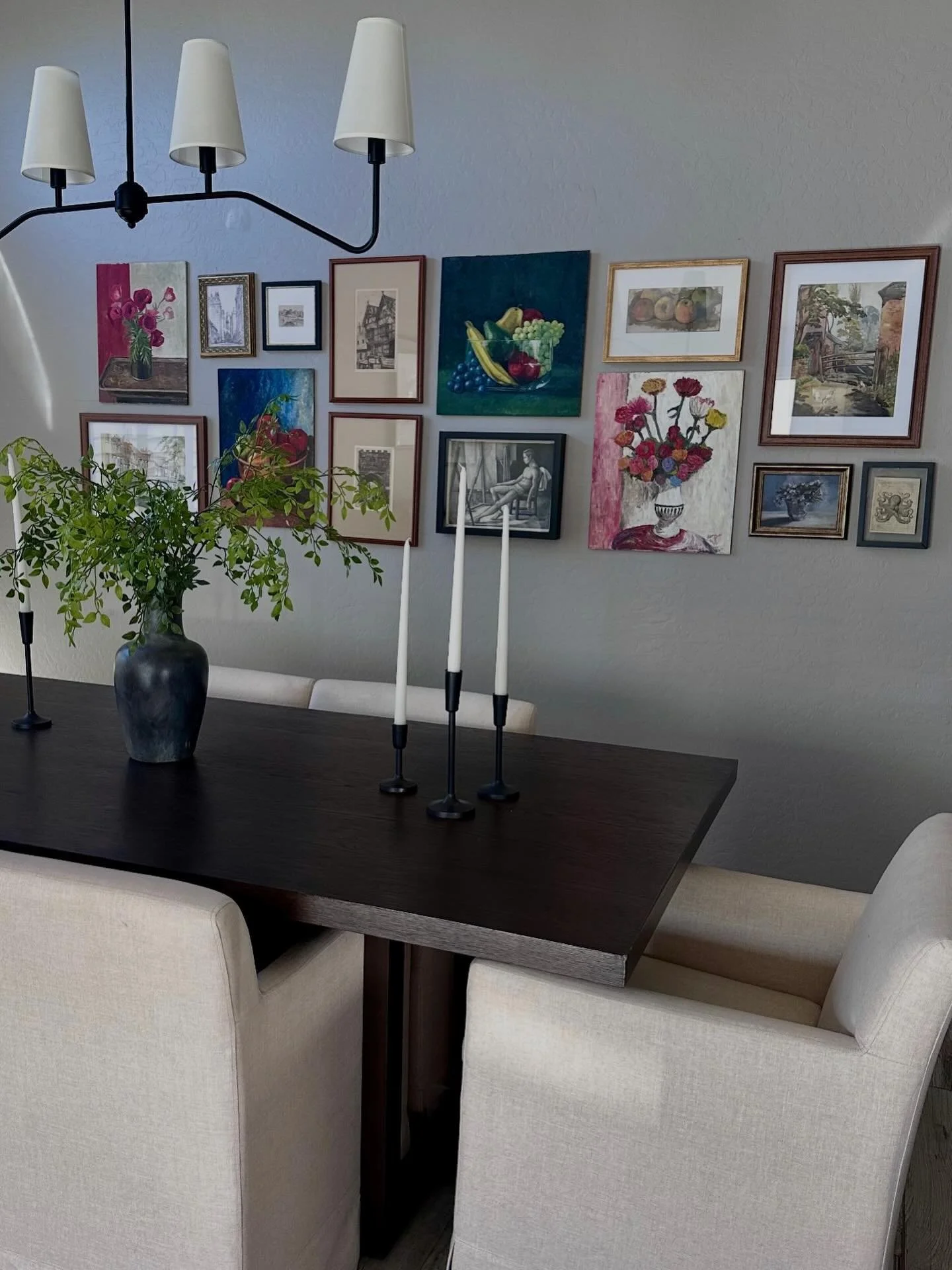 One of my most CHERISHED areas of my house features a gallery wall incorporating my grandma&rsquo;s art (some she painted and some she collected). Not only because it&rsquo;s aesthetically pleasing, but because every time I walk by it, I get flashbac