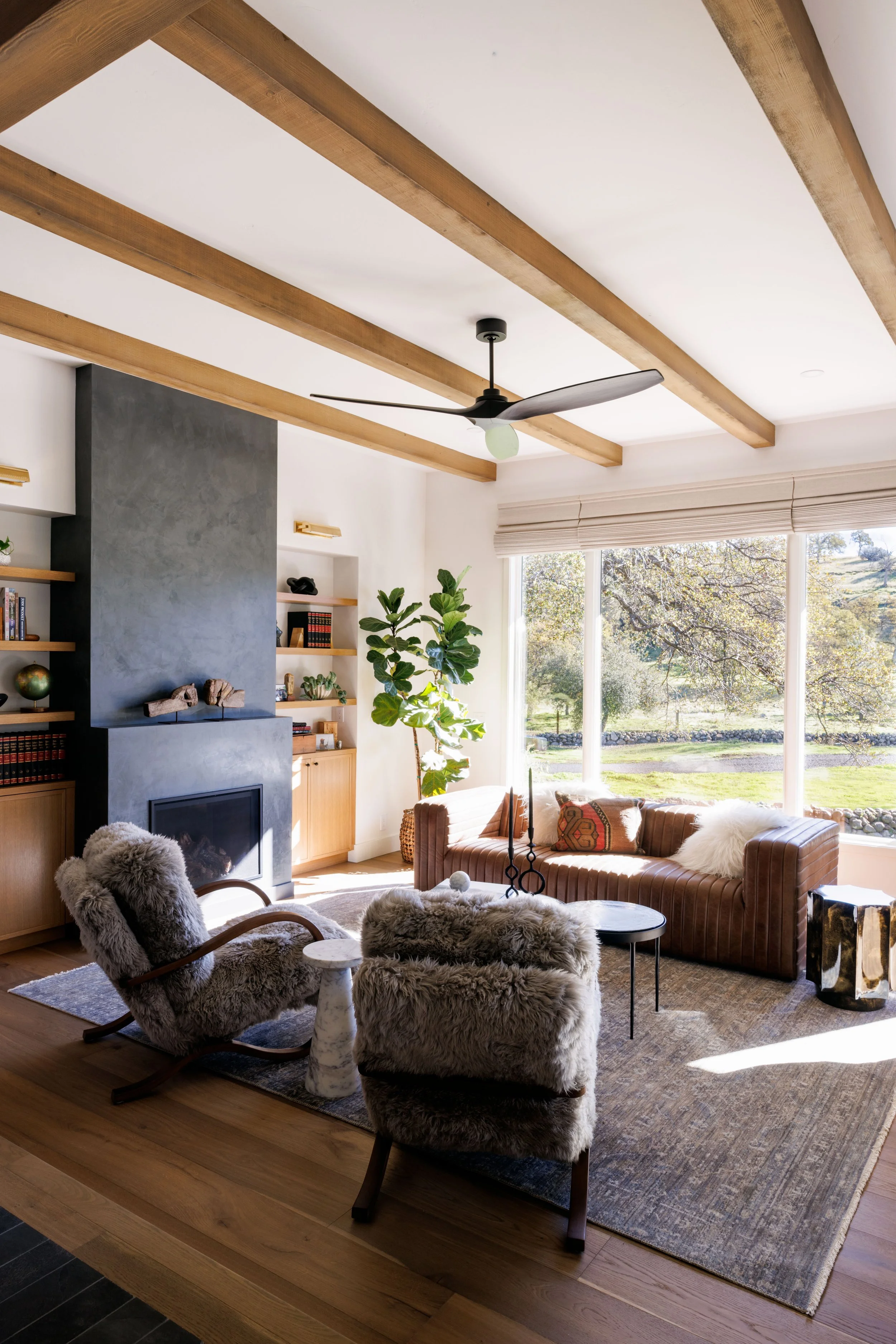 Refined dining room renovation in Richardson Springs, CA by Airehart Construction, delivering sophisticated custom interiors throughout Butte County and Northern California.
