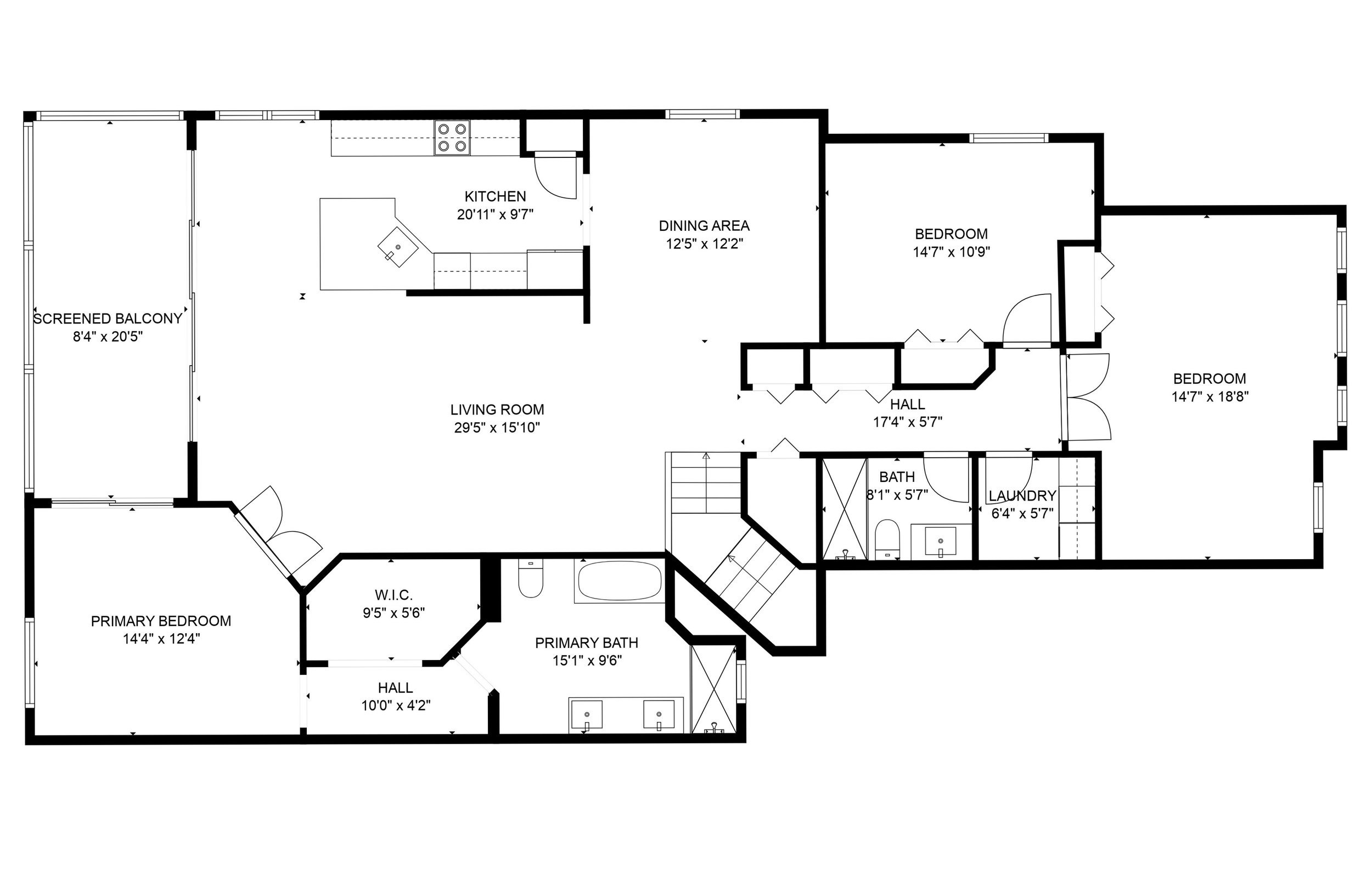 Floor Plan $100