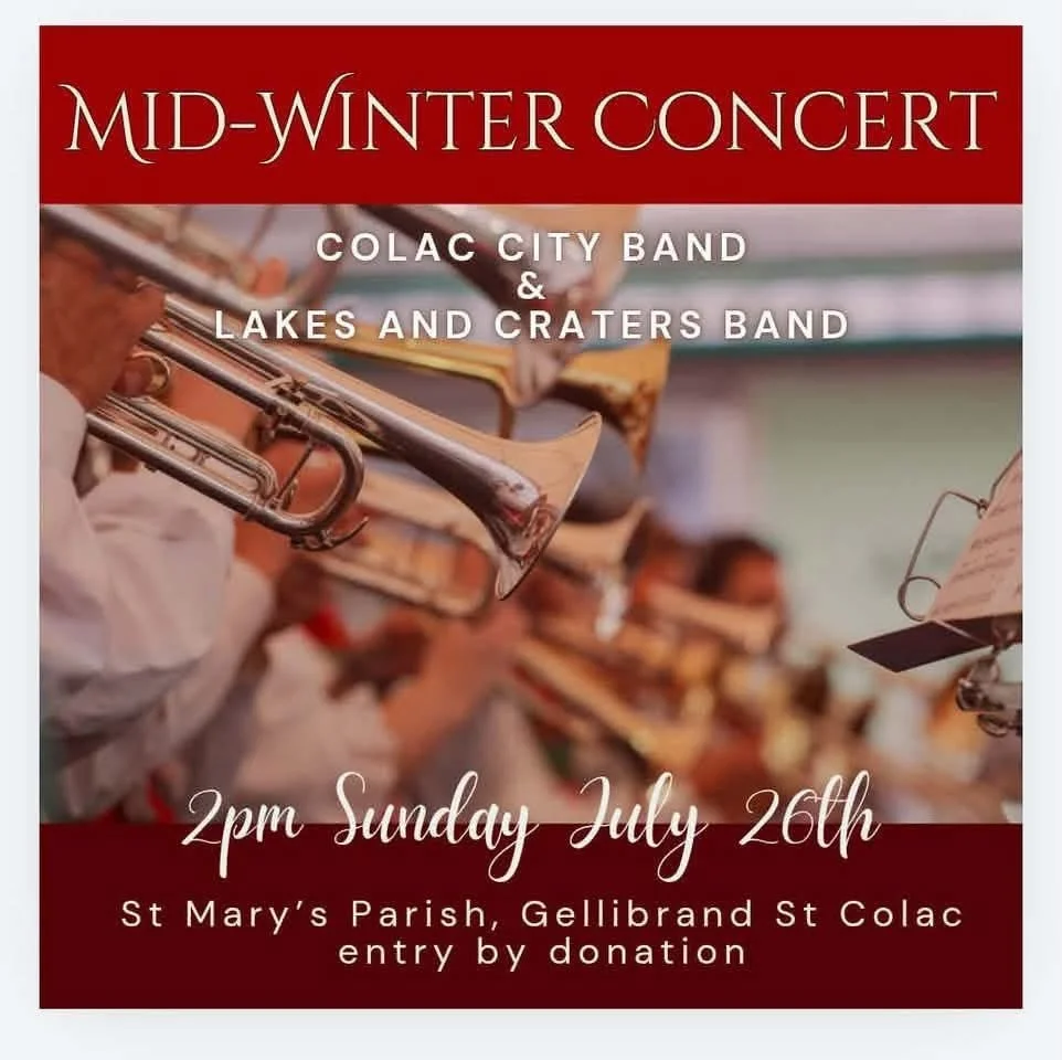 Lakes &amp; Craters with Colac City Band