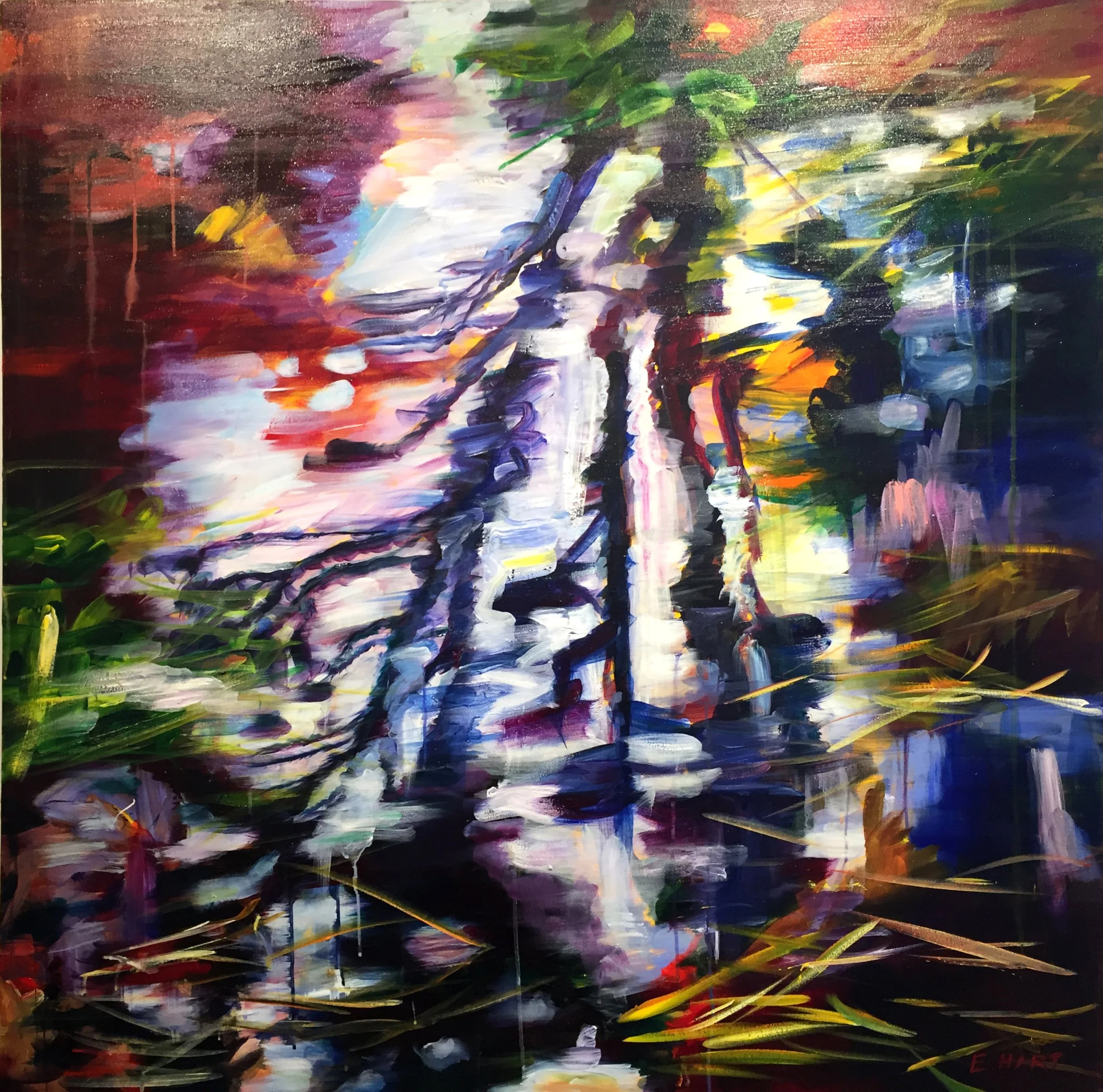 Relected Likeness      48" x 48"      sold