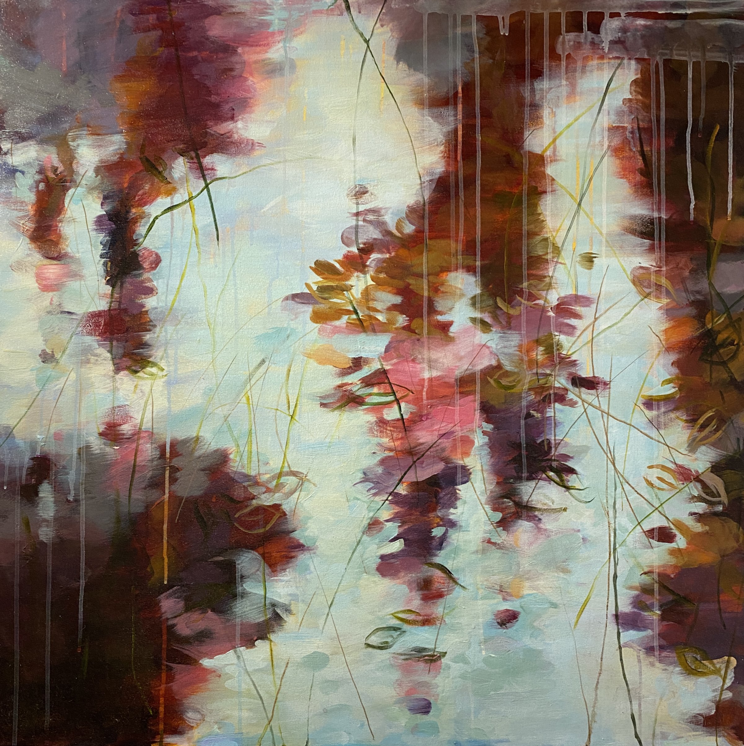 Pond Reflections      36" x 36"  