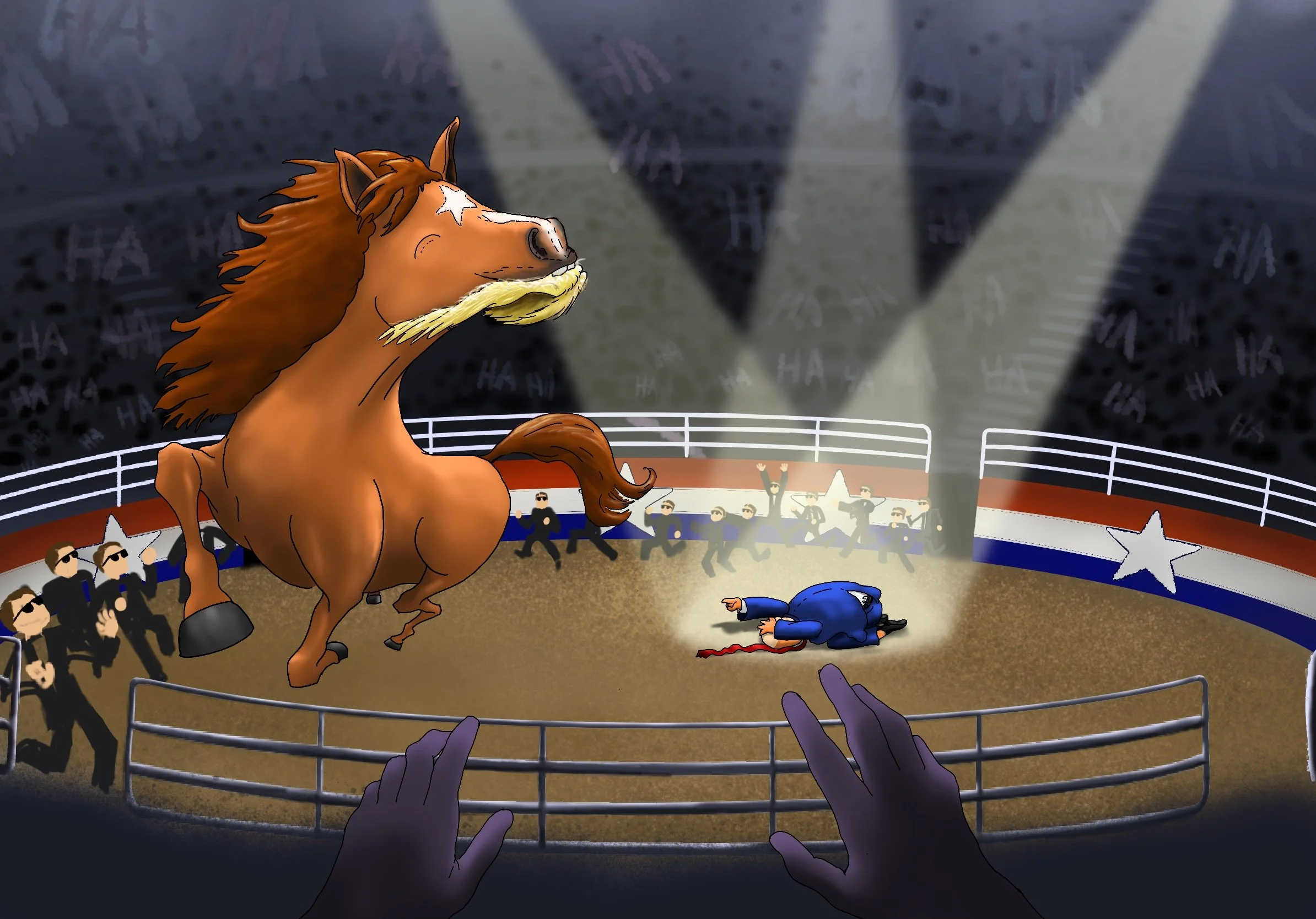 Dream Illustration - American Rodeo - Anonymous