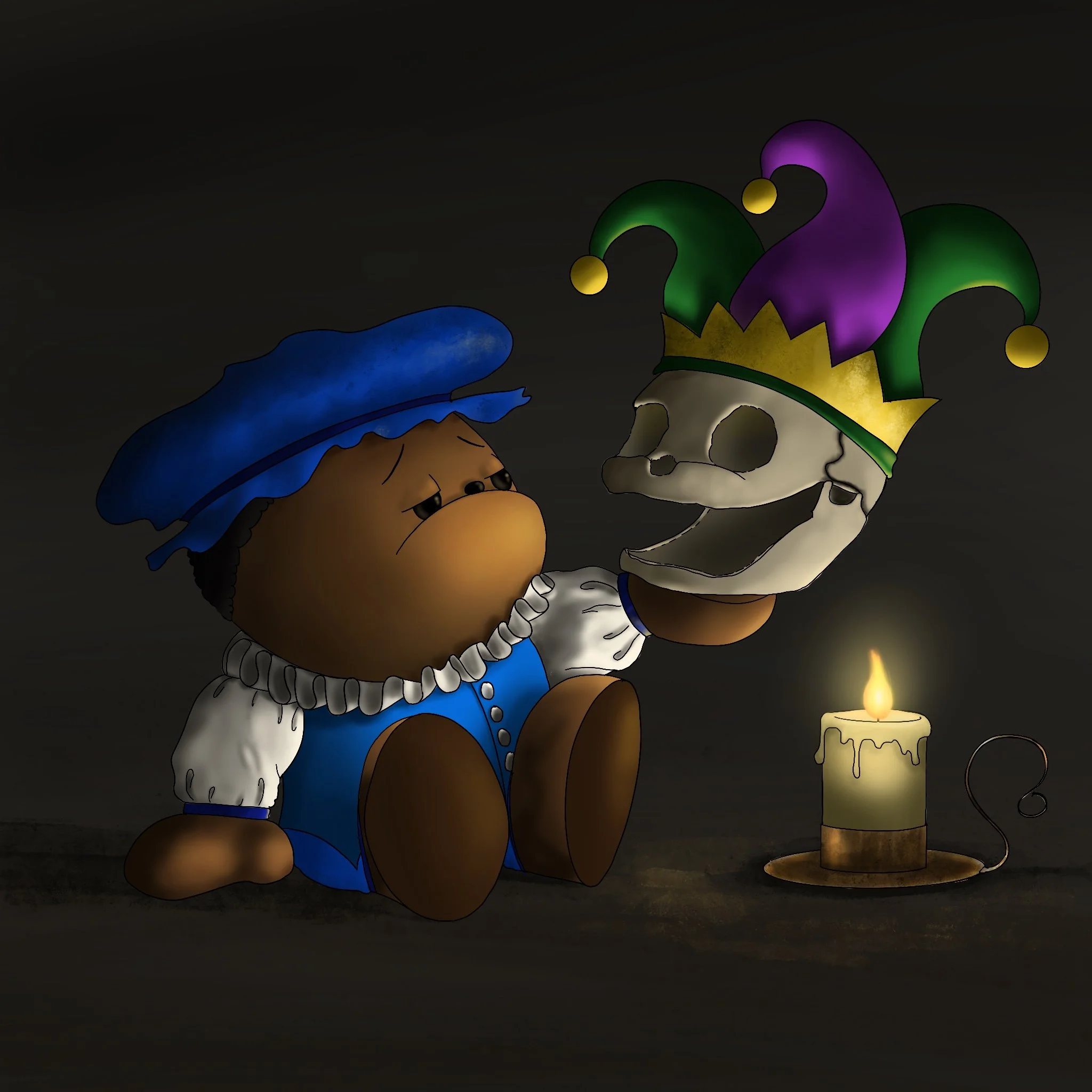 Rehearsal for the Monsters' production of Hamlet