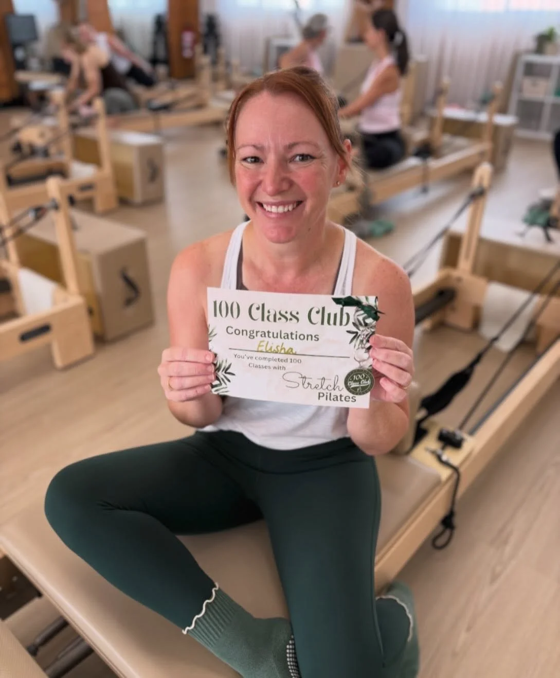 📣 Milestone Moment ✨ 100 classes strong, Elisha! ✨
Your strength and determination never fail to inspire. You fearlessly take on every challenge - choosing the heavier option, embracing the more demanding sequences - and you meet them with control a