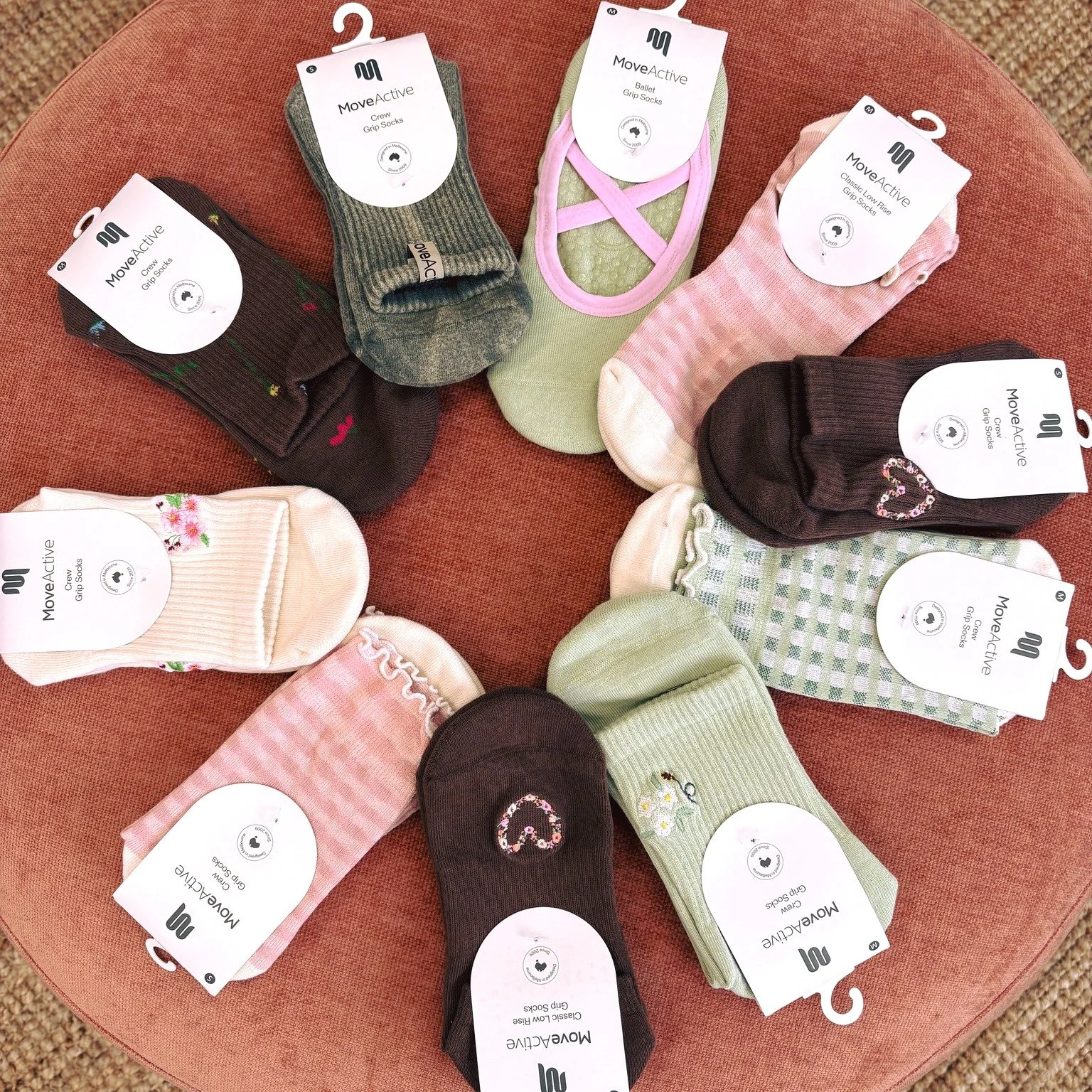 💖 Feb-Full-of-Heart 💖

Today we&rsquo;re feeling extra grateful for the incredibly cute (and very on-brand) new grippy sock range from MoveActive ✨
The colours. The checks. The frills. We love everything about them.

And yes - you could WIN a pair 