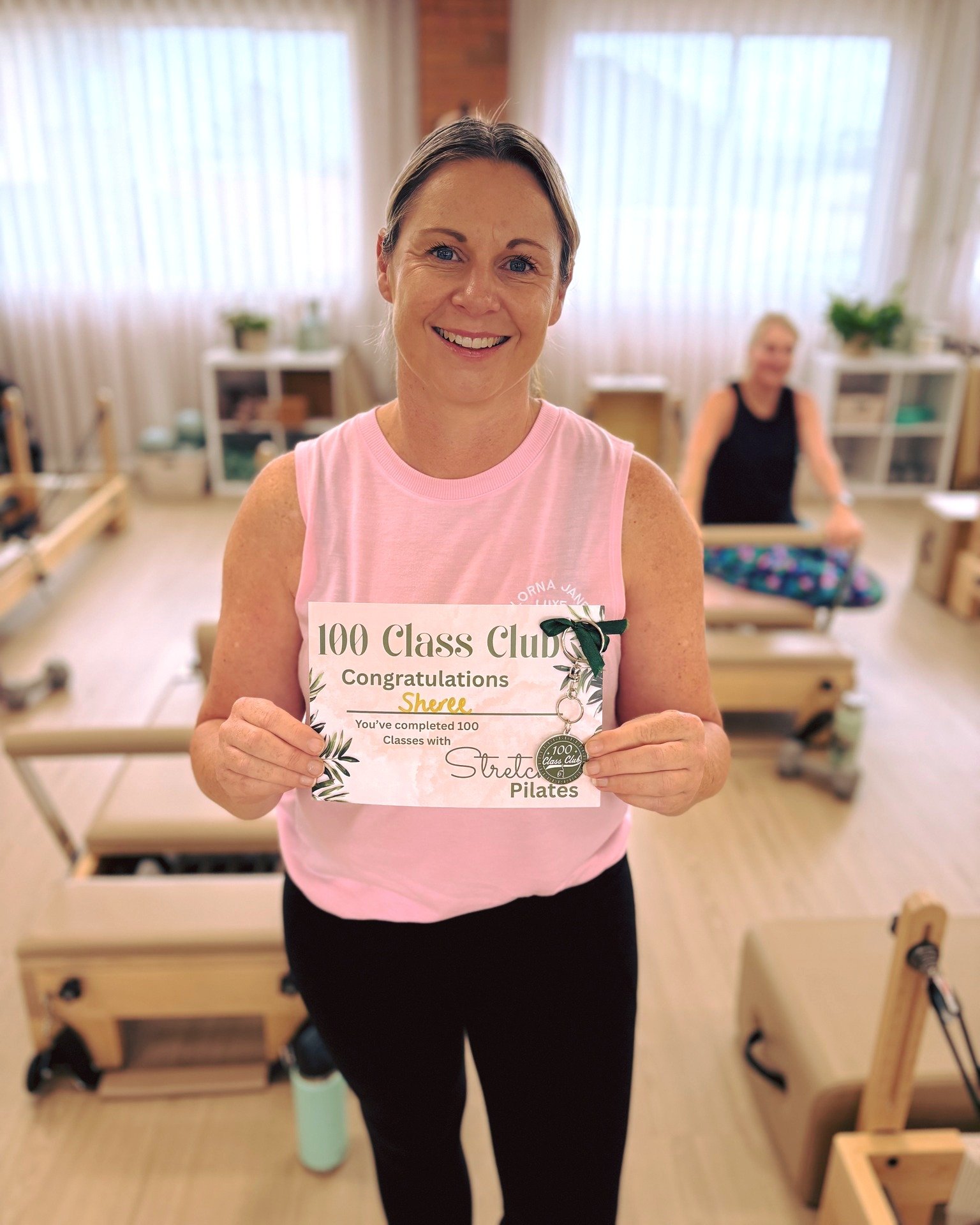 ✨ Milestone Moment &ndash; 100 Classes with Sheree ✨

Huge congratulations to you, Sheree, on reaching this incredible milestone! When you first stepped into the studio, you were a little hesitant about joining group classes, and it has been so speci