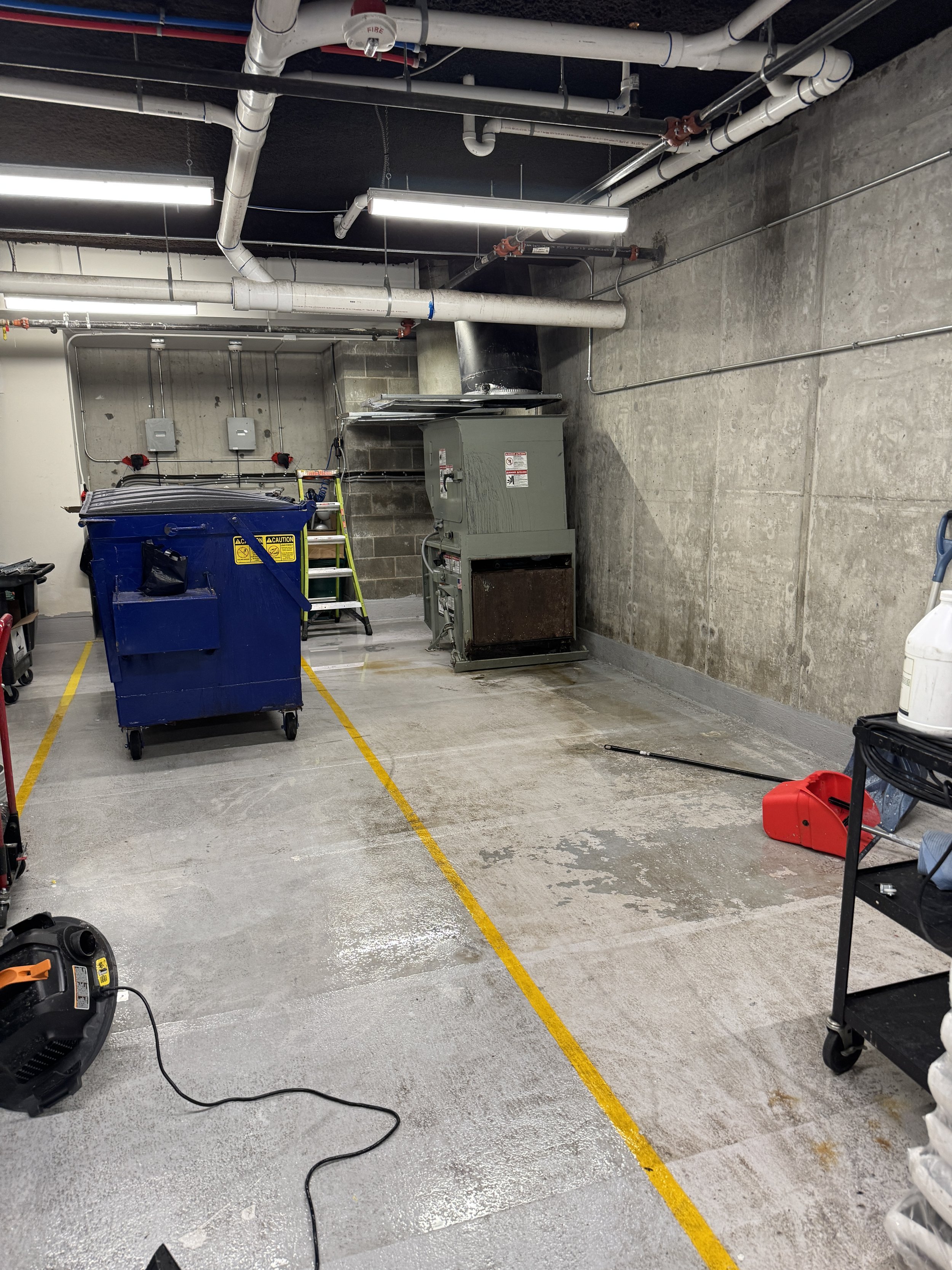 Clean Trash Room
