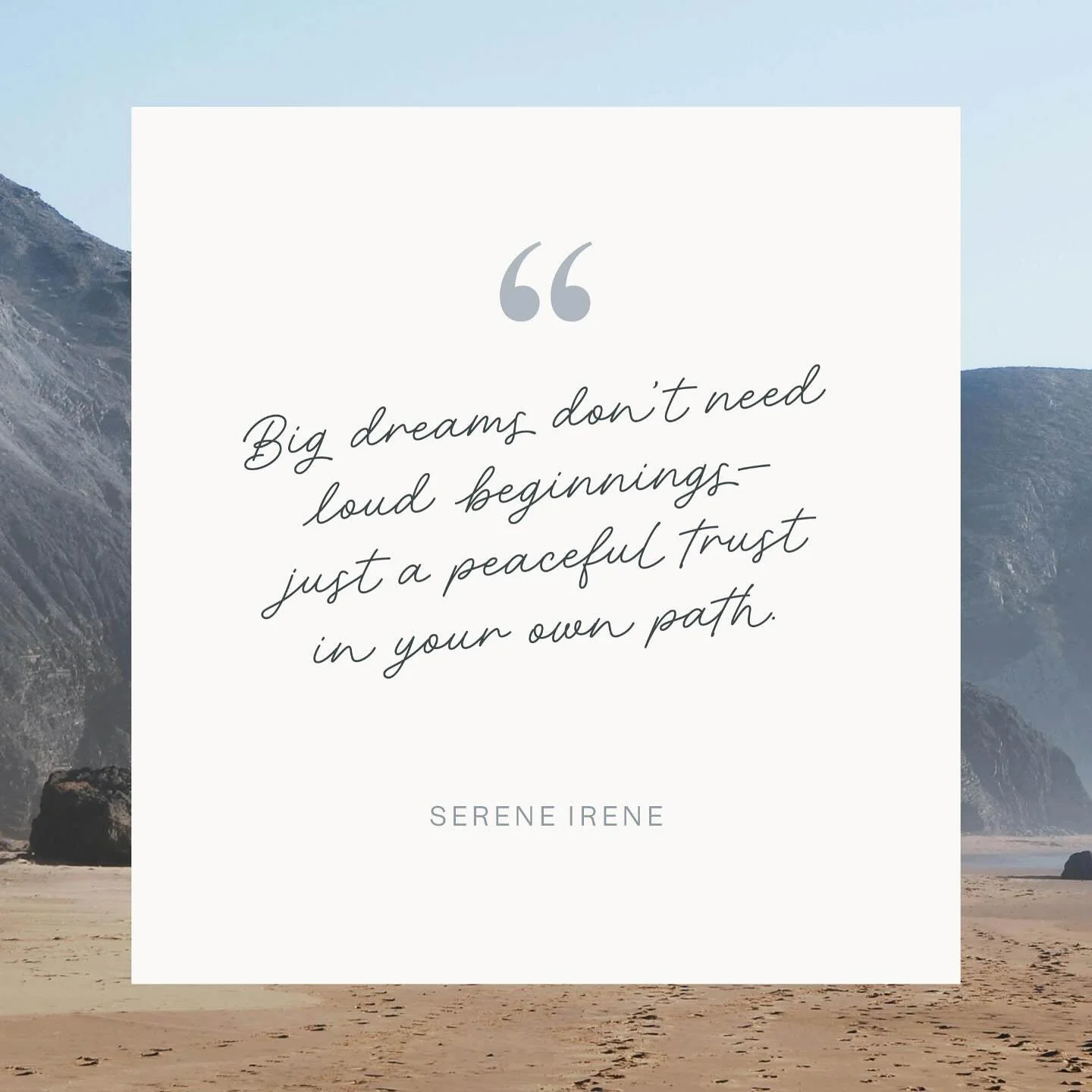 The reminder I need for humble beginnings 🌱

#creativejourney
#creativeentrepreneur
#calmandsteady