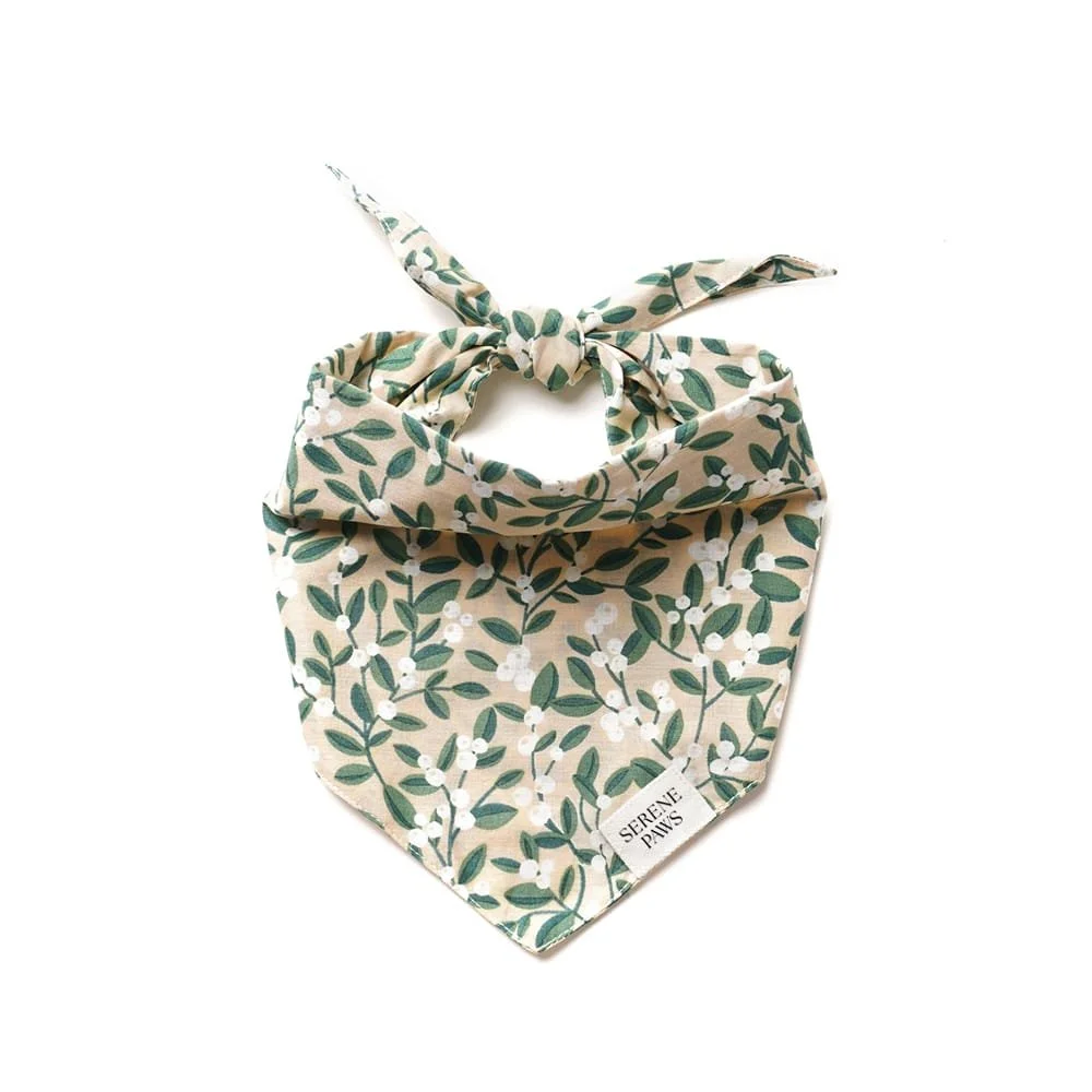 Green Berry Dog Bandana
