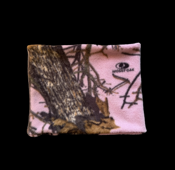 Pink Camo Fleece Neckie