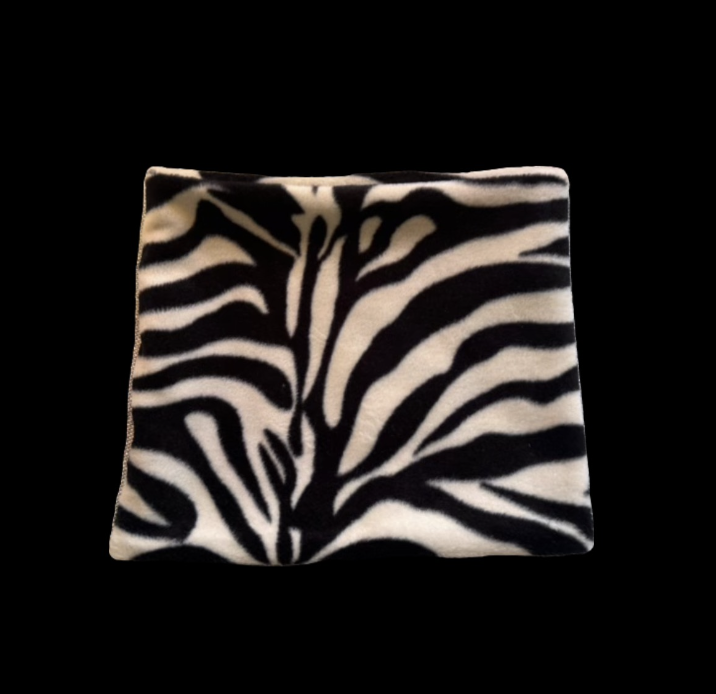 Zebra Fleece Neckie