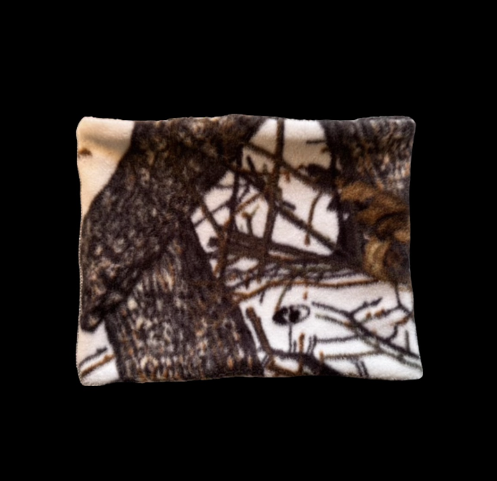 White Camo Fleece Neckie