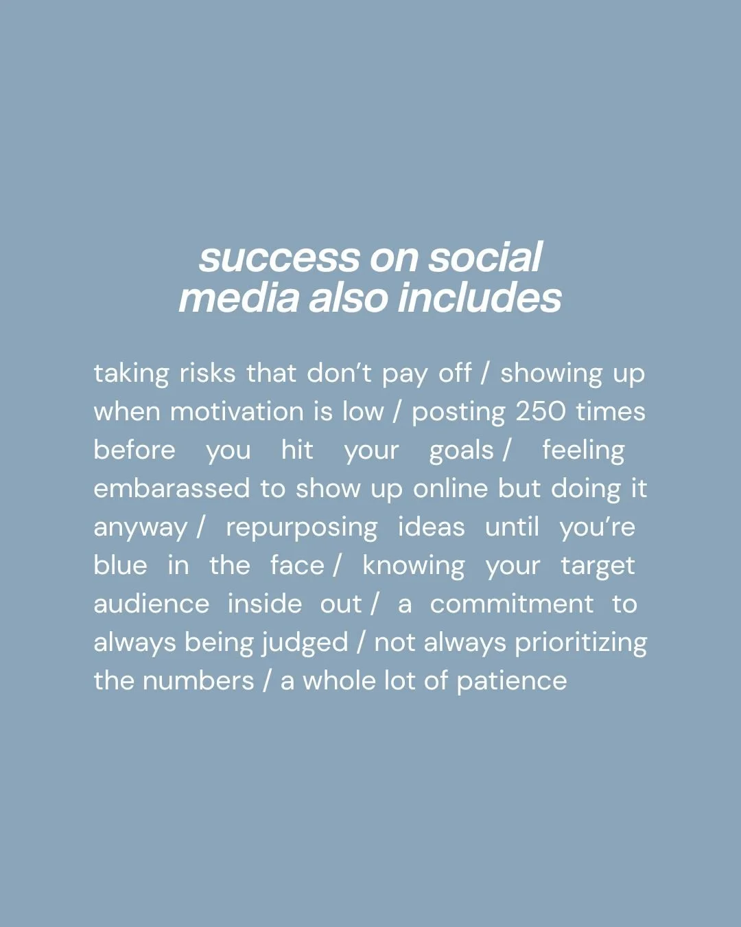 Friendly and necessary reminder. 😉