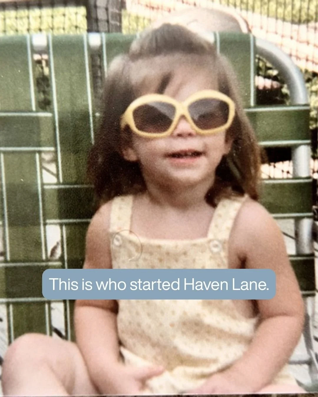 It&rsquo;s National Entrepreneur Week.

Before Haven Lane.
Before photography.
Before leaving corporate at 34.

There was just a little girl who loved creating things. Who tried to sell leaves to her neighbors. Who felt the pull long before she had l