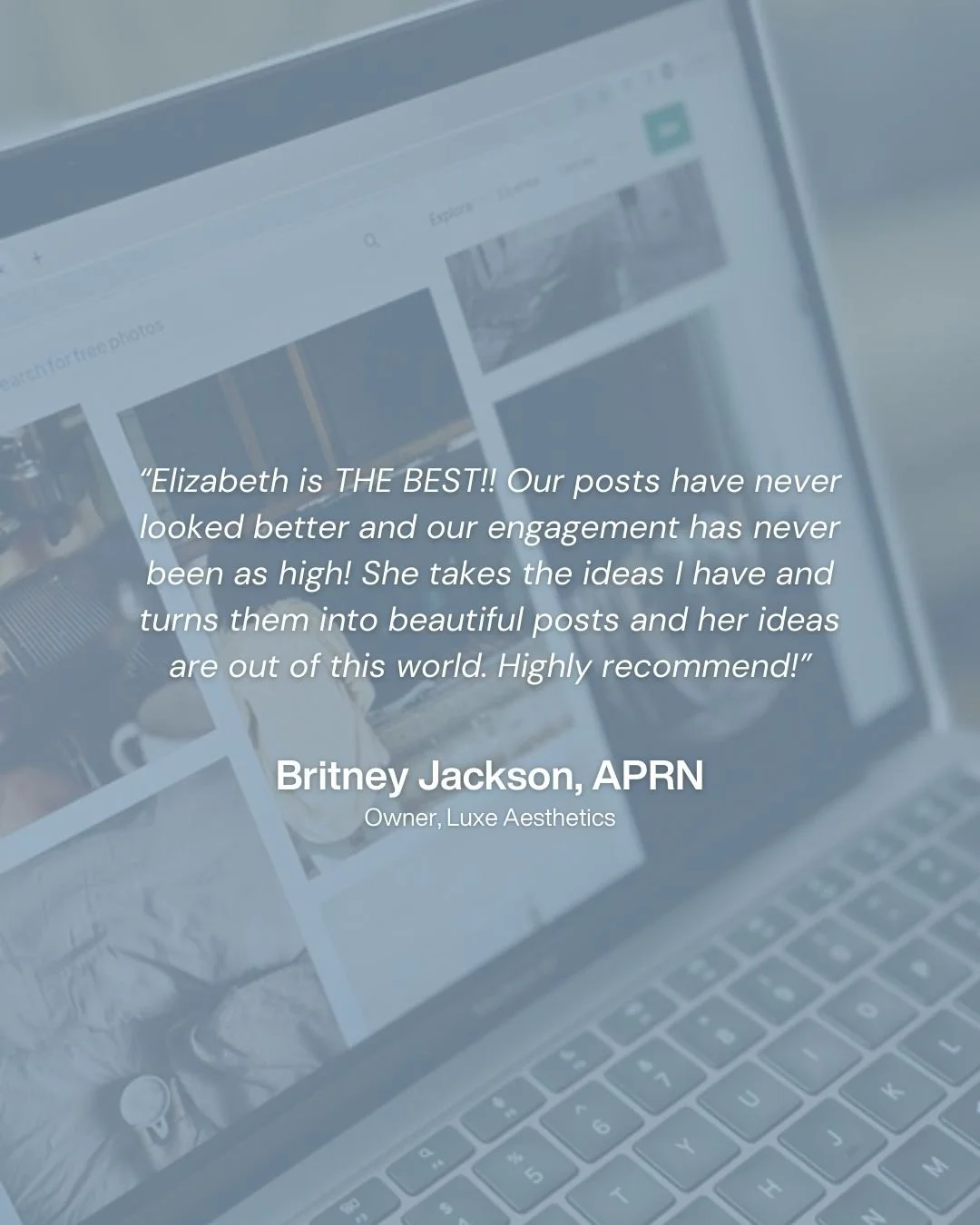 I love a kind review. Truly.

But here&rsquo;s what I want you to notice:

&ldquo;Our engagement has never been as high.&rdquo;

That doesn&rsquo;t happen because posts are pretty. It happens because there&rsquo;s strategy behind them. And let me tel