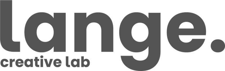 Text-based logo with the words 'lance. creative lab' in bold, gray letters on a white background.