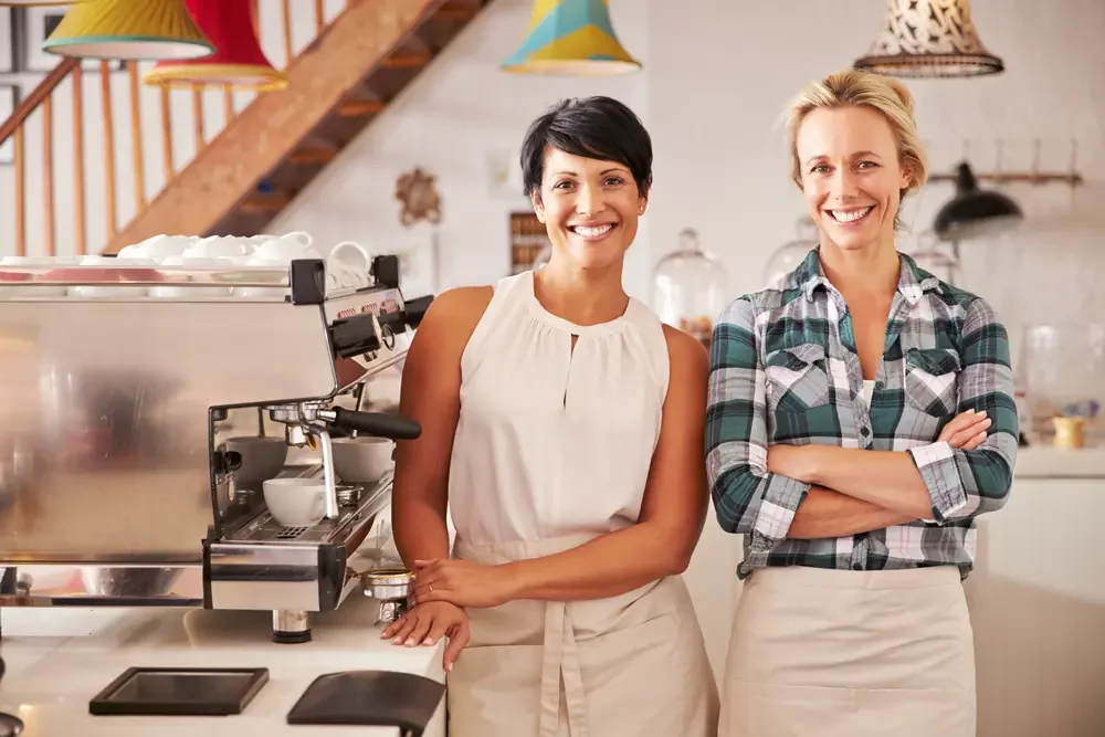 Two lady business partners
