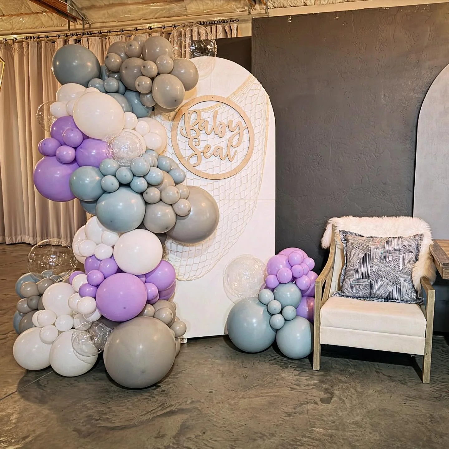 Making waves for the sweetest celebration! 🐚✨ This marine‑themed baby shower backdrop brought ocean charm and balloon magic together. Boise Balloonscapes turns every event into a splash of joy. Let us bring the magic to your next event! #BoiseBalloo