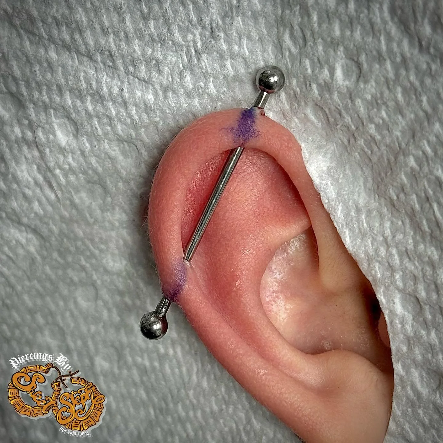 Walk ins always welcome by @sweetpiercingsbysteph 
Come see us at 5460 Springfield 112. Call or text us at 956-568-0746