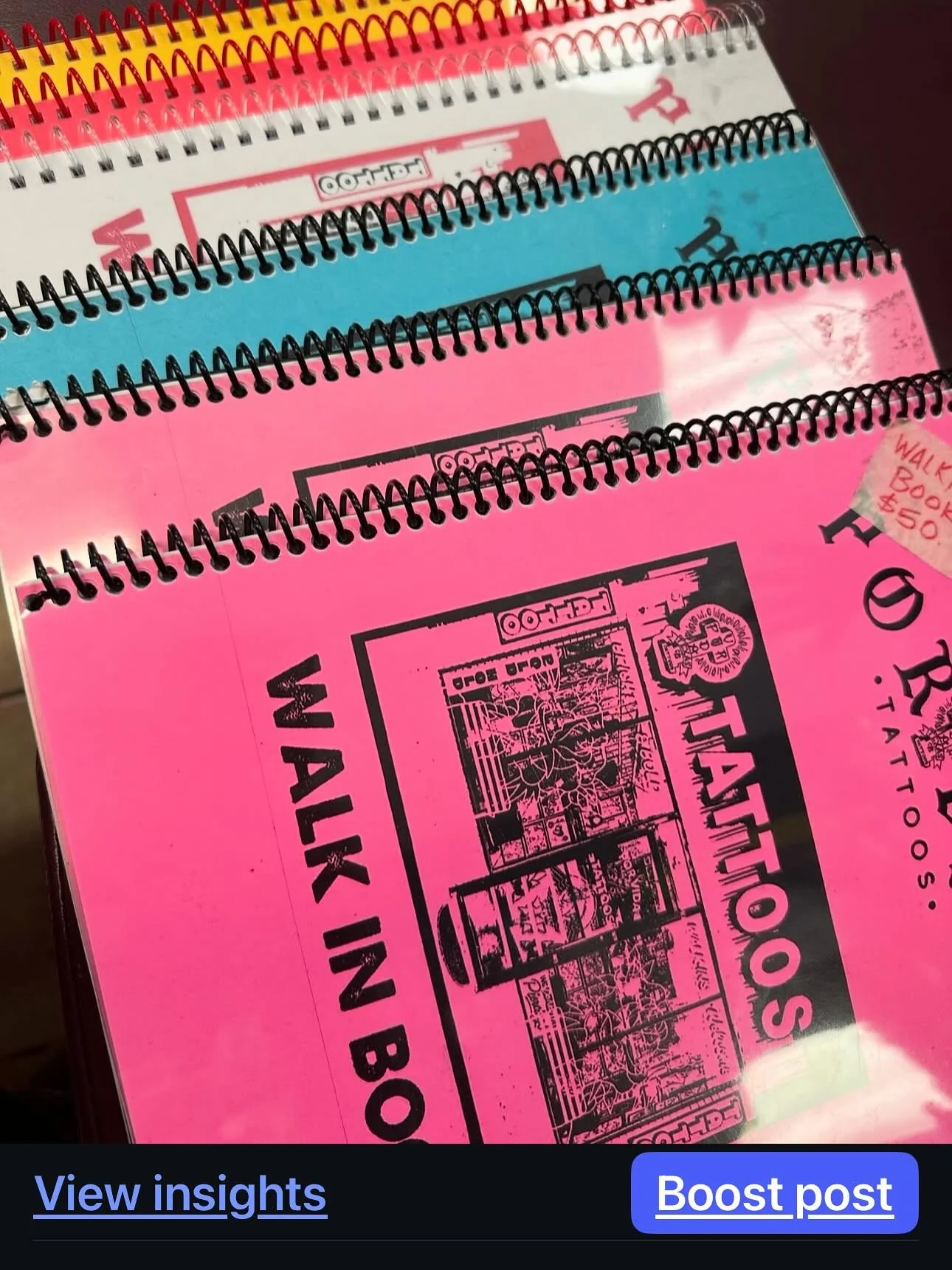 Walk in books 1 and 2 for sale! Tattooers, get a copy of these money makers. Link in bio.