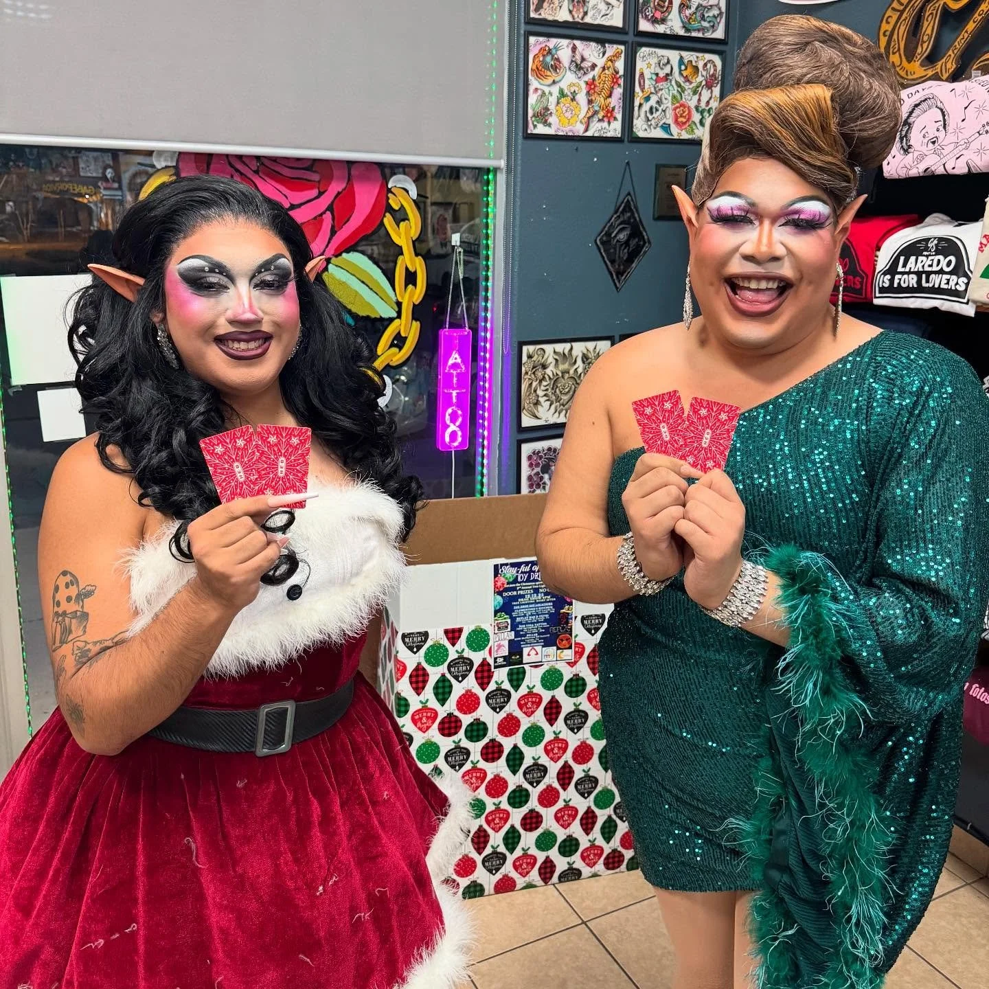 Thank you besties! The @thedraghaus cam through with some gift cards!
