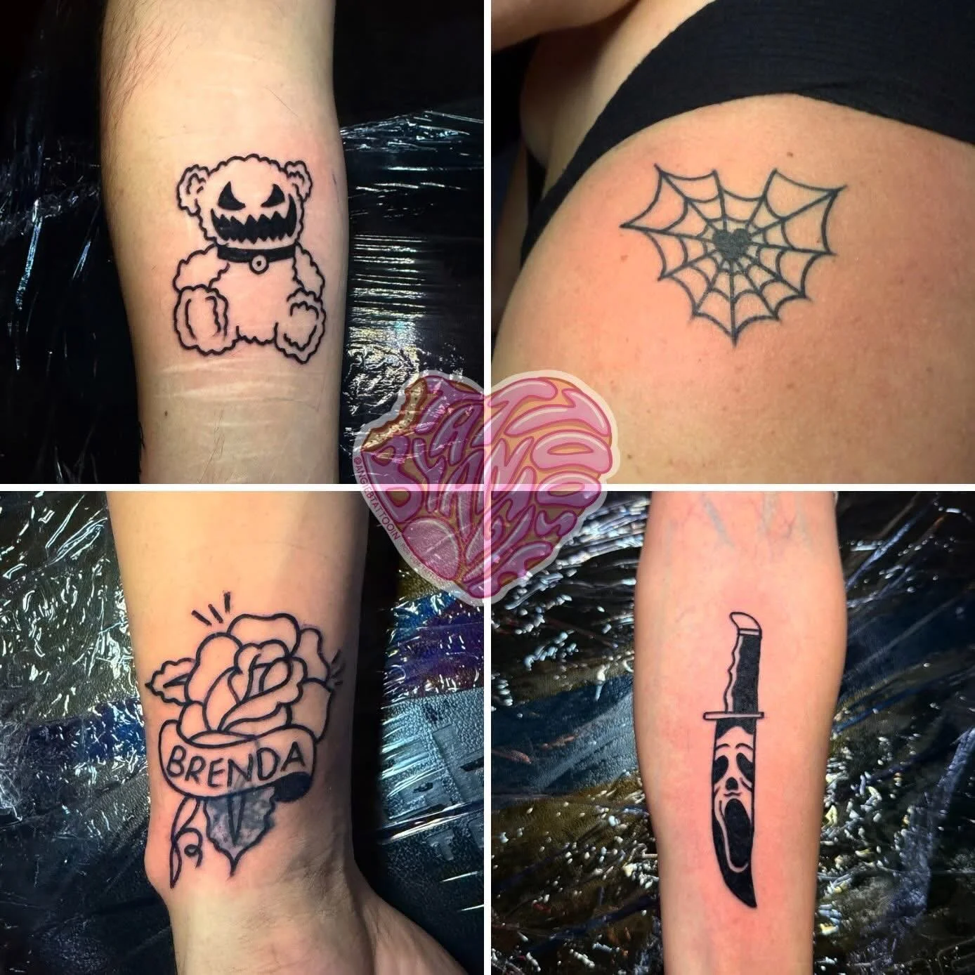 Some of @angiebtattooin tattoos from this past Saturday @alamolaredo
