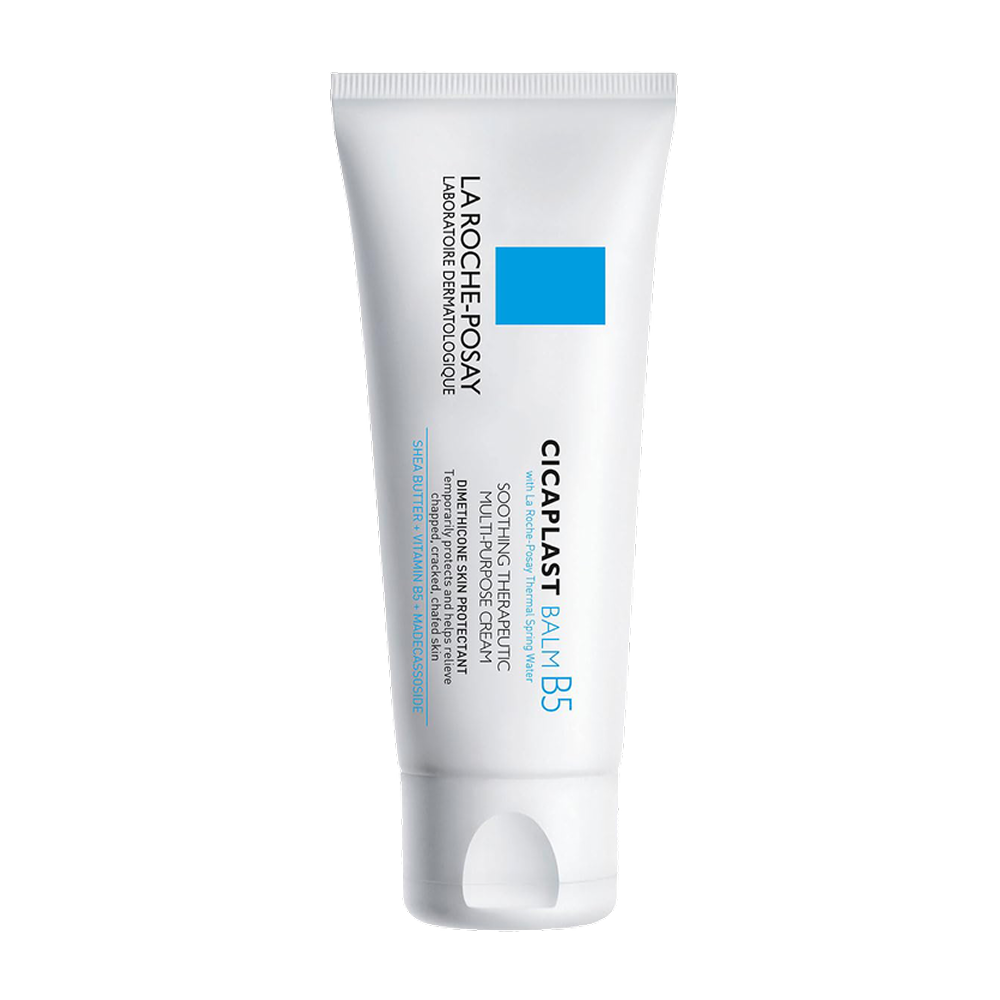 Tube of La Roche-Posay Cicaplast Baume B5, a skincare product for soothing and repairing the skin.
