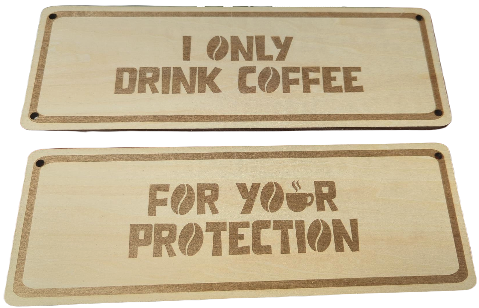 Custom wooden sign