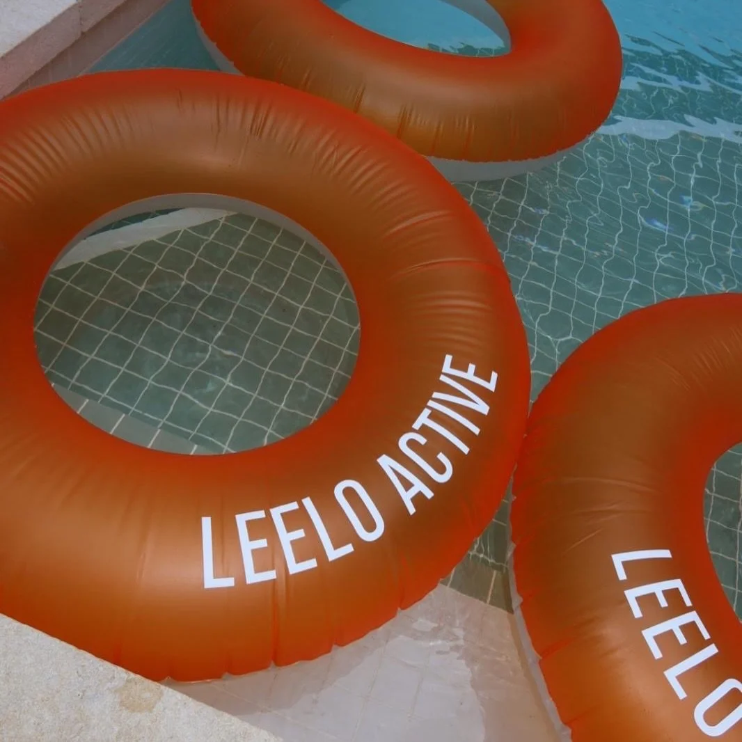 Such a fun project with team @leelo.active 🖤 LEELO X HYDE PERTH - it&rsquo;s all in the details and they thought of everything! 

/ Custom vinyl cut decals (mirrors, windows AND pool toys 😏) 
/ Linen welcome sign on our Studio Basell frame (availab