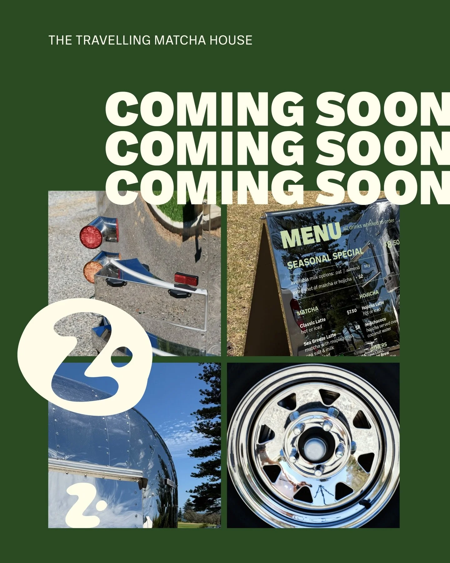The sneakiest of peeks at such an exciting project for @zenergimatcha 💚 Liam and Cal have worked so hard to bring something SO amazing to life, and what a joy to work alongside them decking out #thetravellingmatchahouse ! STAY TUNED 💚😎