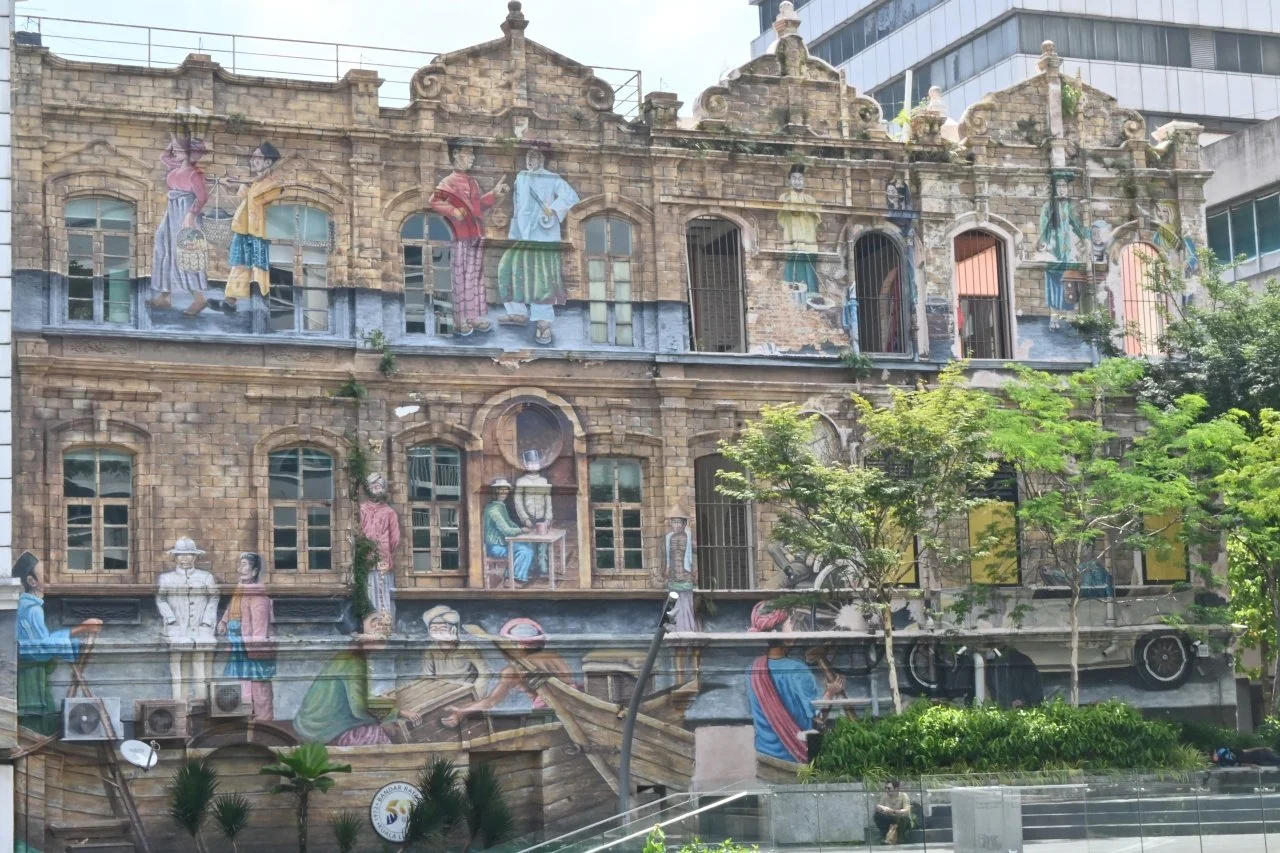 The River of Life street art mural