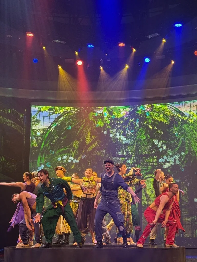 A Hot Summer Night's Dream music and acrobatics show on Day 7 aboard Celebrity Edge