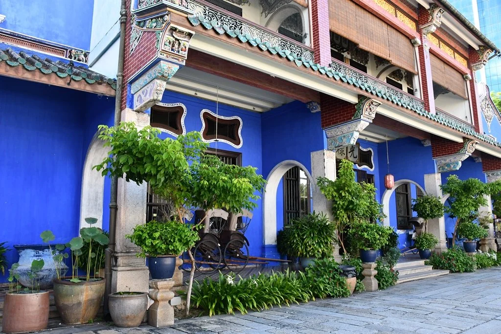 Cheong Fatt Tze Blue Mansion exterior George Town Penang UNESCO heritage site