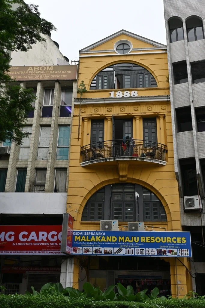 Heritage shophouse building 1888 Jalan Petaling Chinatown Kuala Lumpur