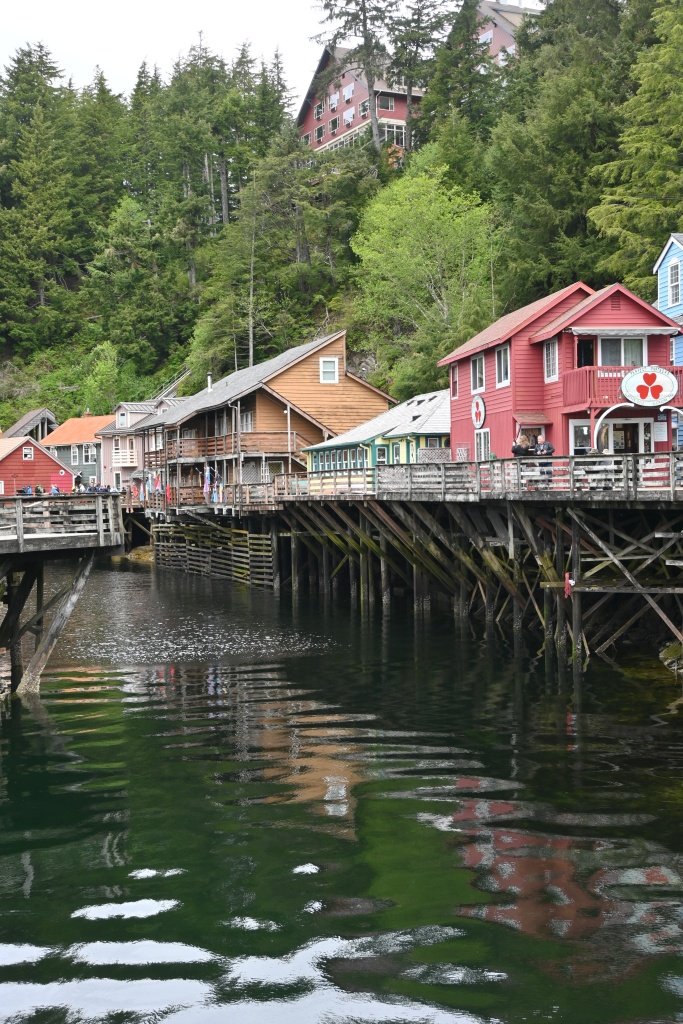 Creek Street boardwalk at Ketchikan Alaska